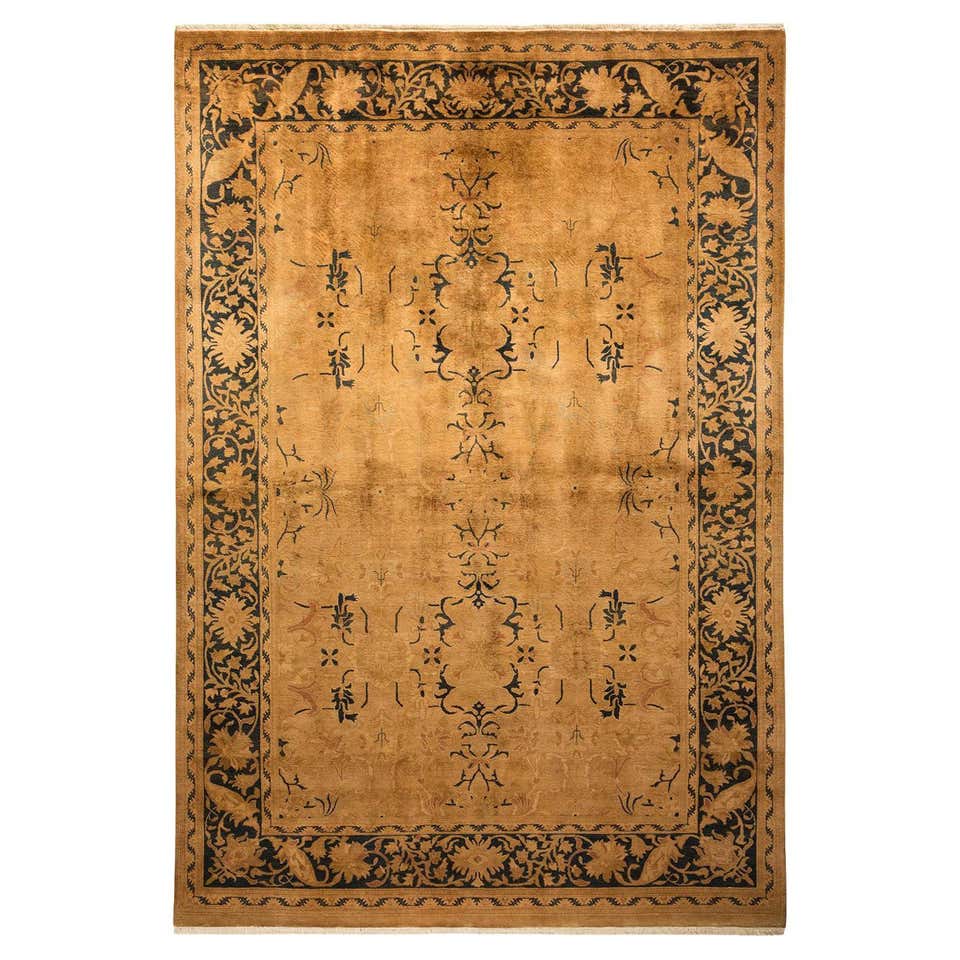 Contemporary Texture Area Rug with Transitional Style with Raised ...
