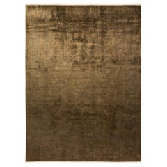 One-of-a-Kind Hand Made Contemporary Vibrance Brown Area Rug One-of-a-Kind Hand Made Contemporary Vibrance Brown Area Rug