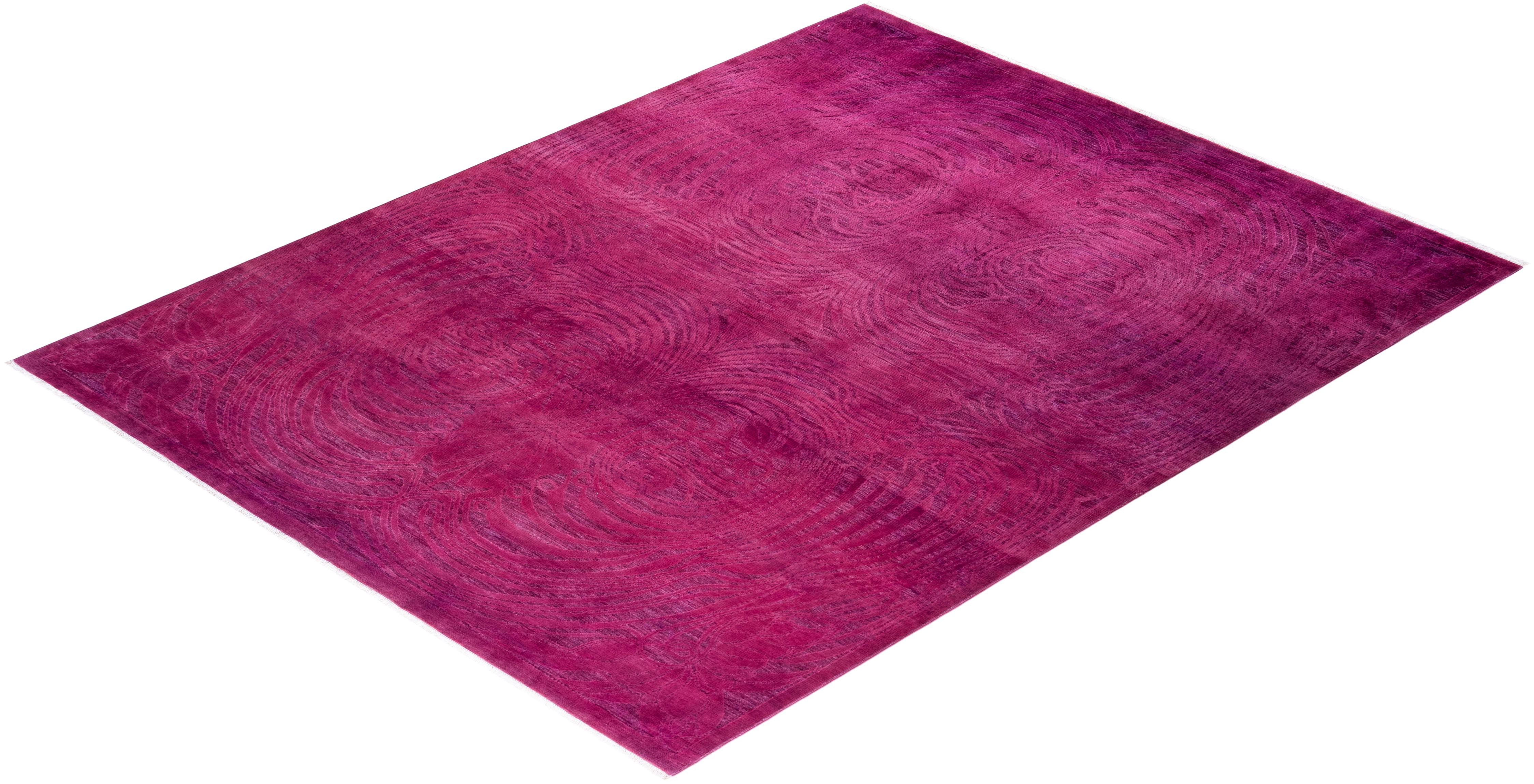 Vibrance rugs epitomize classic with a twist: traditional patterns overdyed in brilliant color. Each hand-knotted rug is washed in a 100%-natural botanical dye that reveals hidden nuances in the designs. These are rugs that transcend trends, and