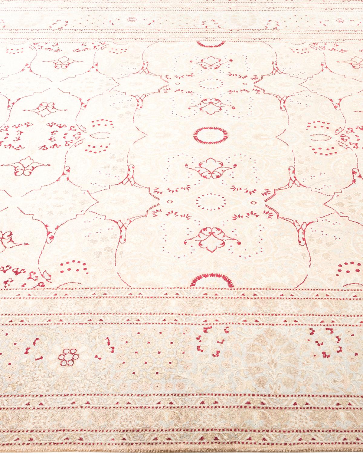 Alfombra tradicional única Hand Made Mogul Beige en Nuevo estado para la venta en Norwalk, CT