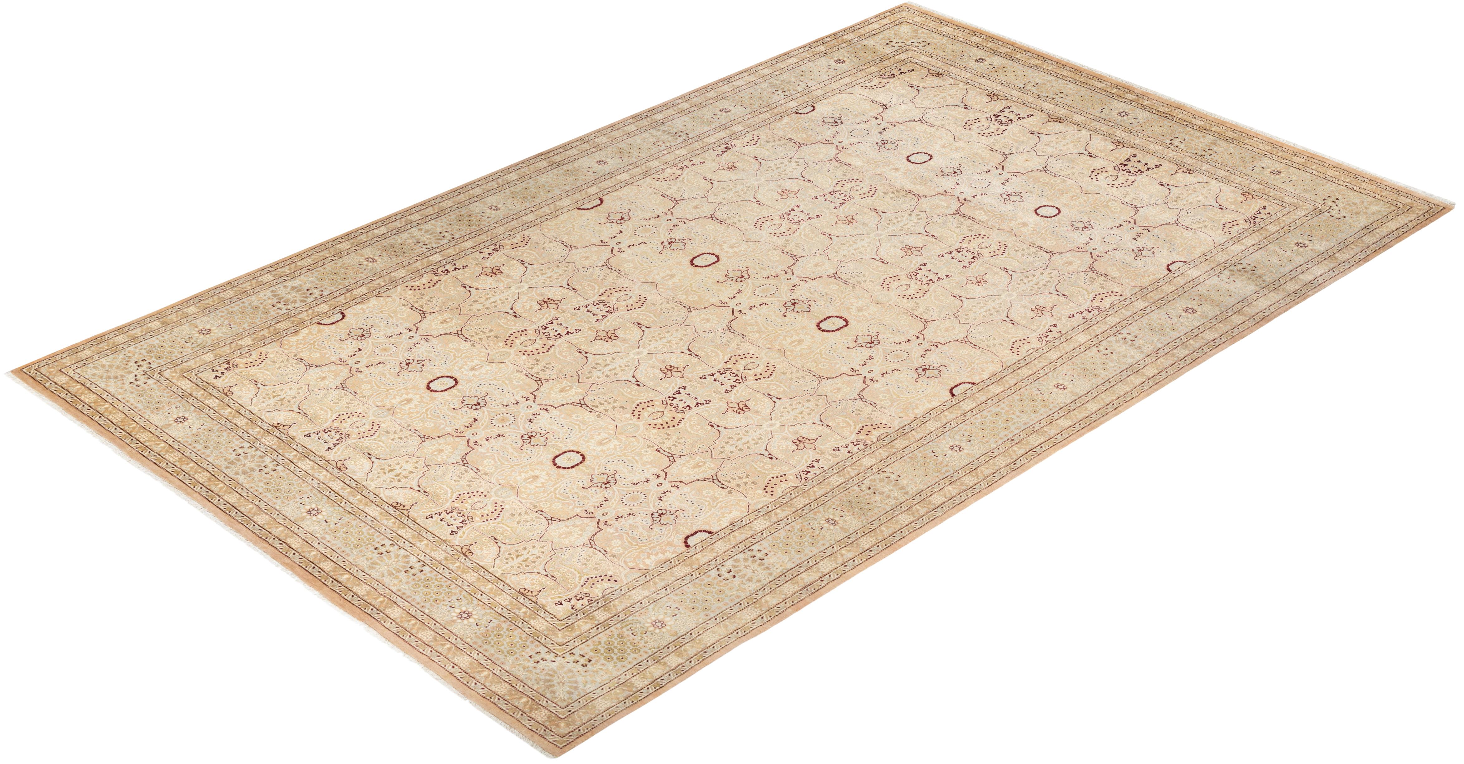 Avec leurs palettes discrètes et leurs motifs à l'envers, les tapis de la collection Mogul apporteront une sophistication intemporelle à n'importe quelle pièce. Influencés par un éventail de motifs turcs, indiens et persans, les artisans qui tissent