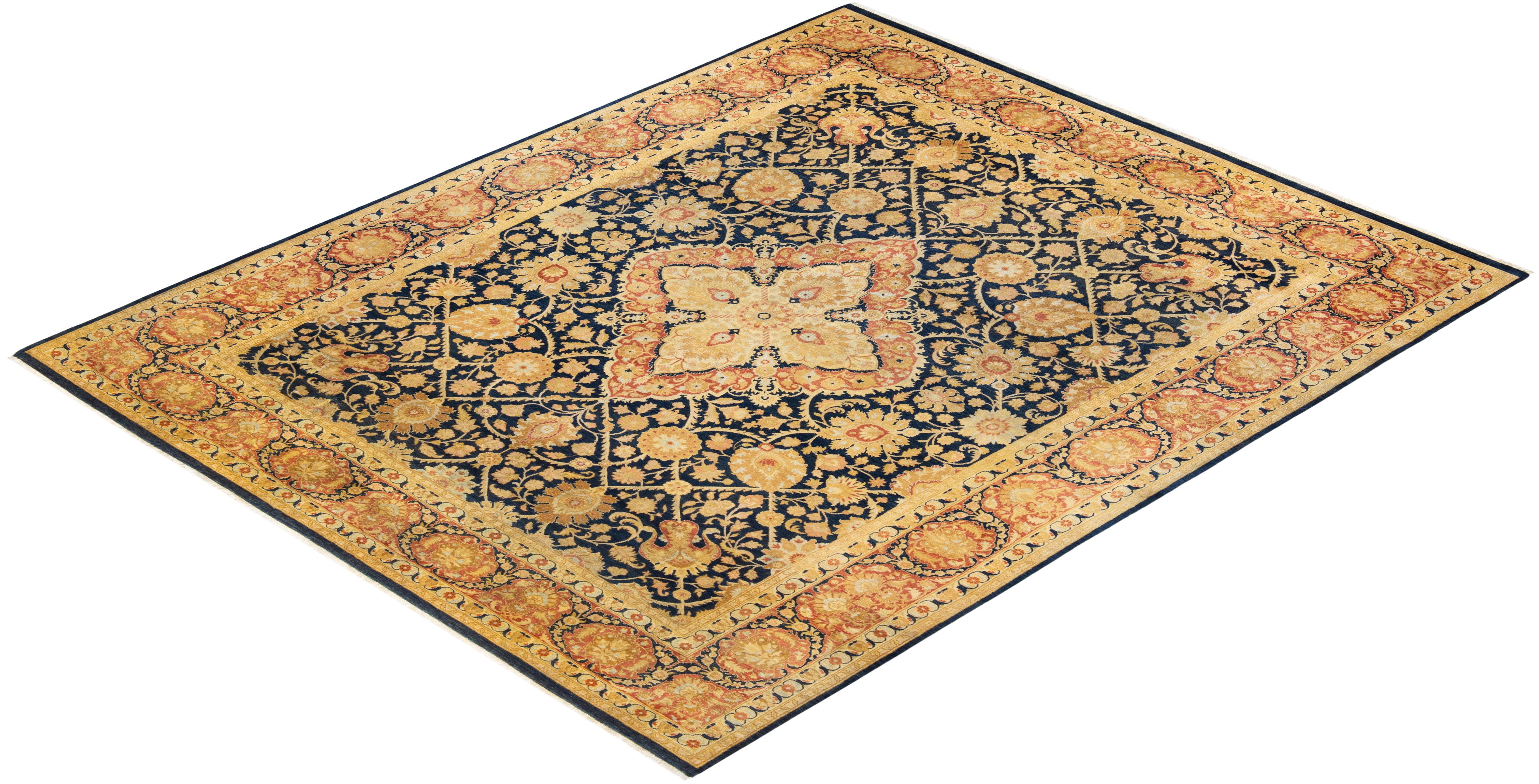 Avec leurs palettes discrètes et leurs motifs à l'envers, les tapis de la collection Mogul apporteront une sophistication intemporelle à n'importe quelle pièce. Influencés par un éventail de motifs turcs, indiens et persans, les artisans qui tissent
