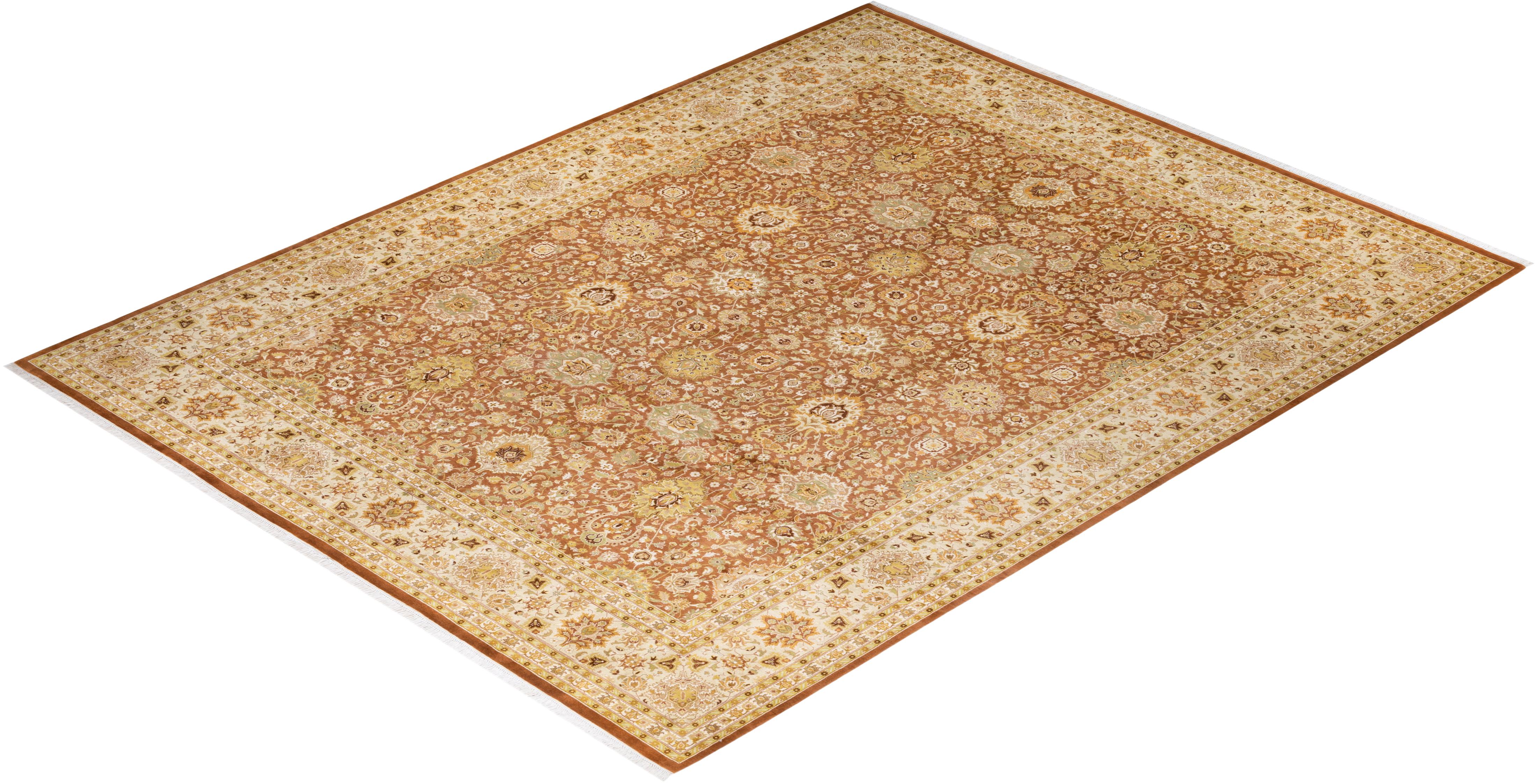 With understated palettes and allover designs, the rugs in the Mogul Collection will bring timeless sophistication to any room. Influenced by a spectrum of Turkish, Indian, and Persian designs, the artisans who handweave these wool rugs imbue