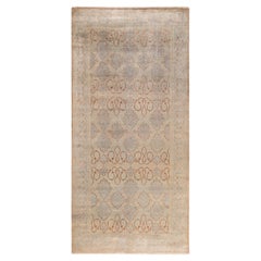 Tappeto tradizionale Mogul Brown, unico nel suo genere, Hand Made