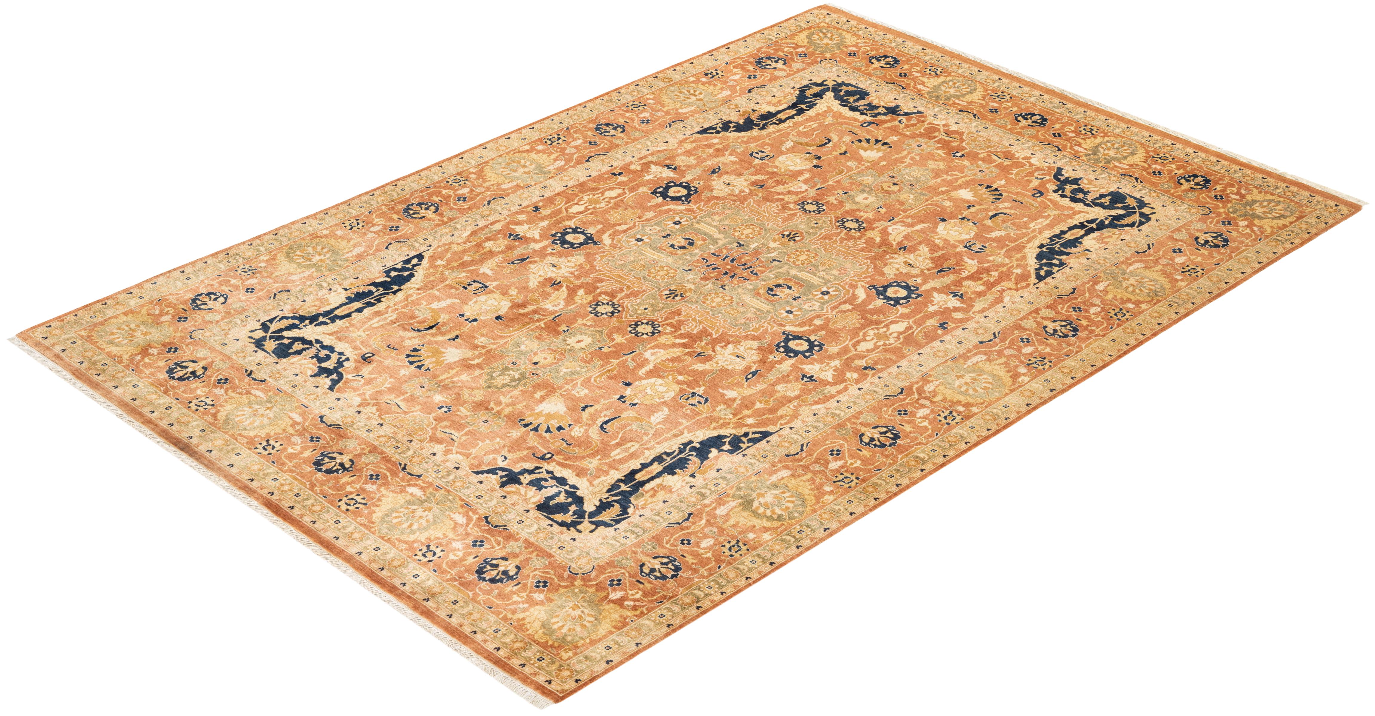 Avec leurs palettes discrètes et leurs motifs allover, les tapis de la collection Mogul apporteront une sophistication intemporelle à n'importe quelle pièce. Influencés par un éventail de motifs turcs, indiens et persans, les artisans qui tissent à