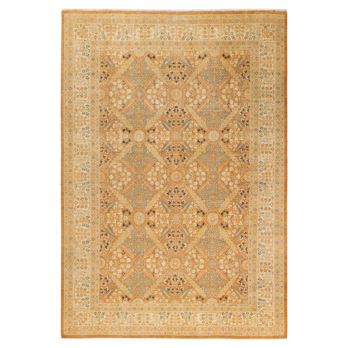 Tappeto tradizionale Mogul Brown Hand Made, unico nel suo genere.