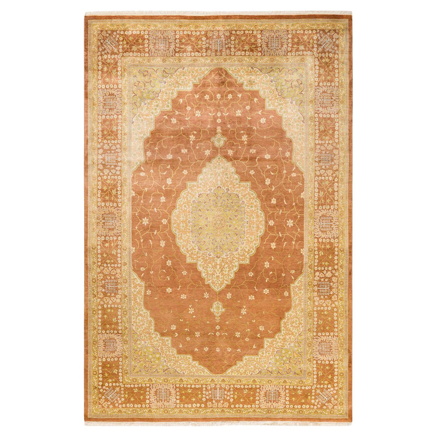 Tappeto tradizionale Mogul Brown Hand Made unico nel suo genere