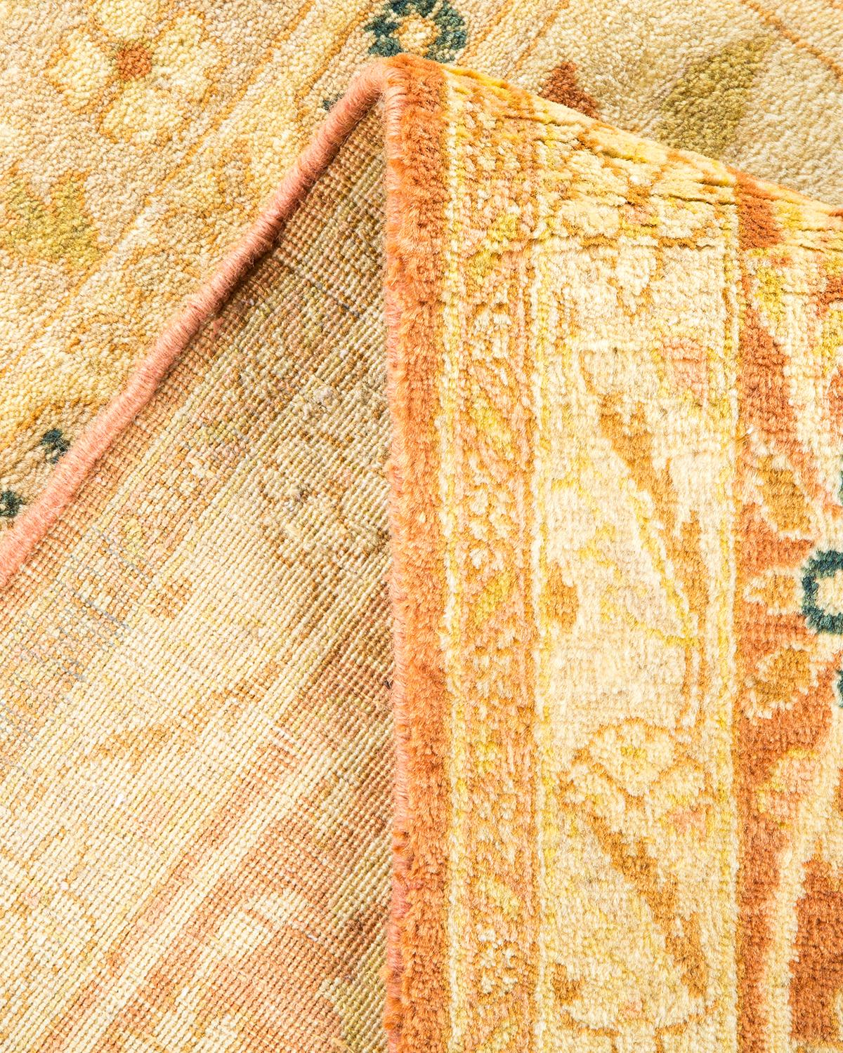 Pakistano Tappeto tradizionale Mogul Brown, unico nel suo genere, Hand Made in vendita