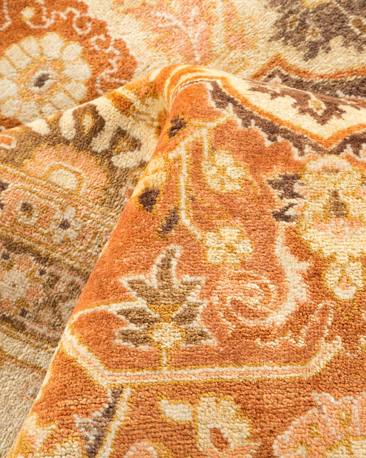 Alfombra tradicional Mogul marrón, única en su género, Hand Made Otro en venta
