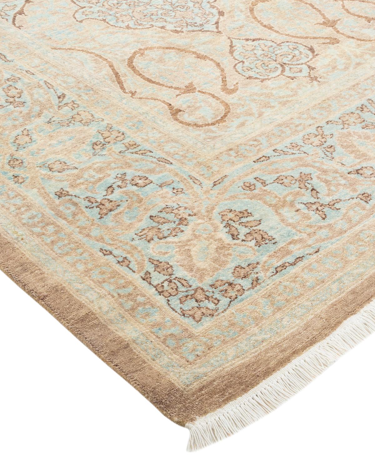 Lana Tappeto tradizionale Mogul Brown Hand Made unico nel suo genere