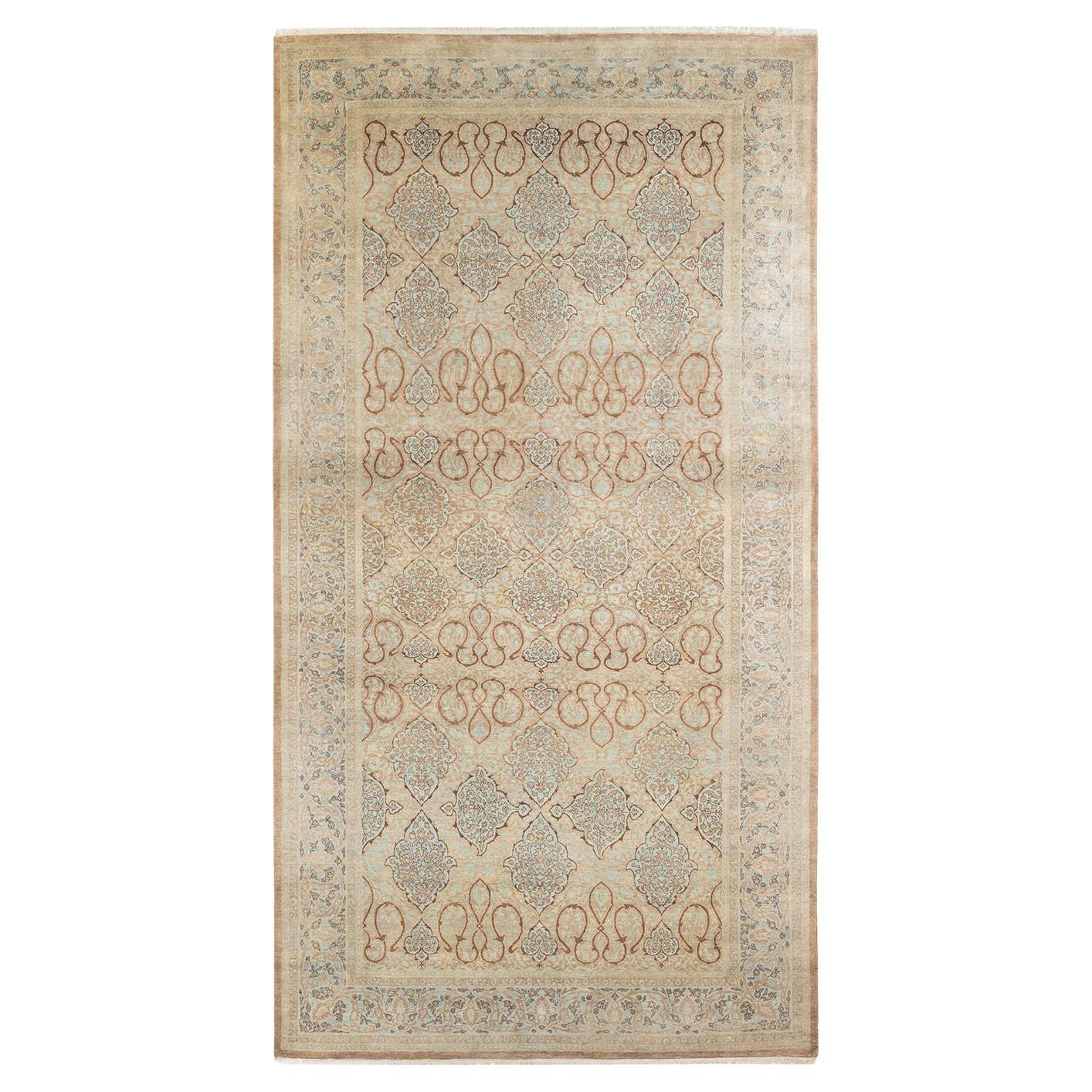 Tappeto tradizionale Mogul Brown Hand Made unico nel suo genere