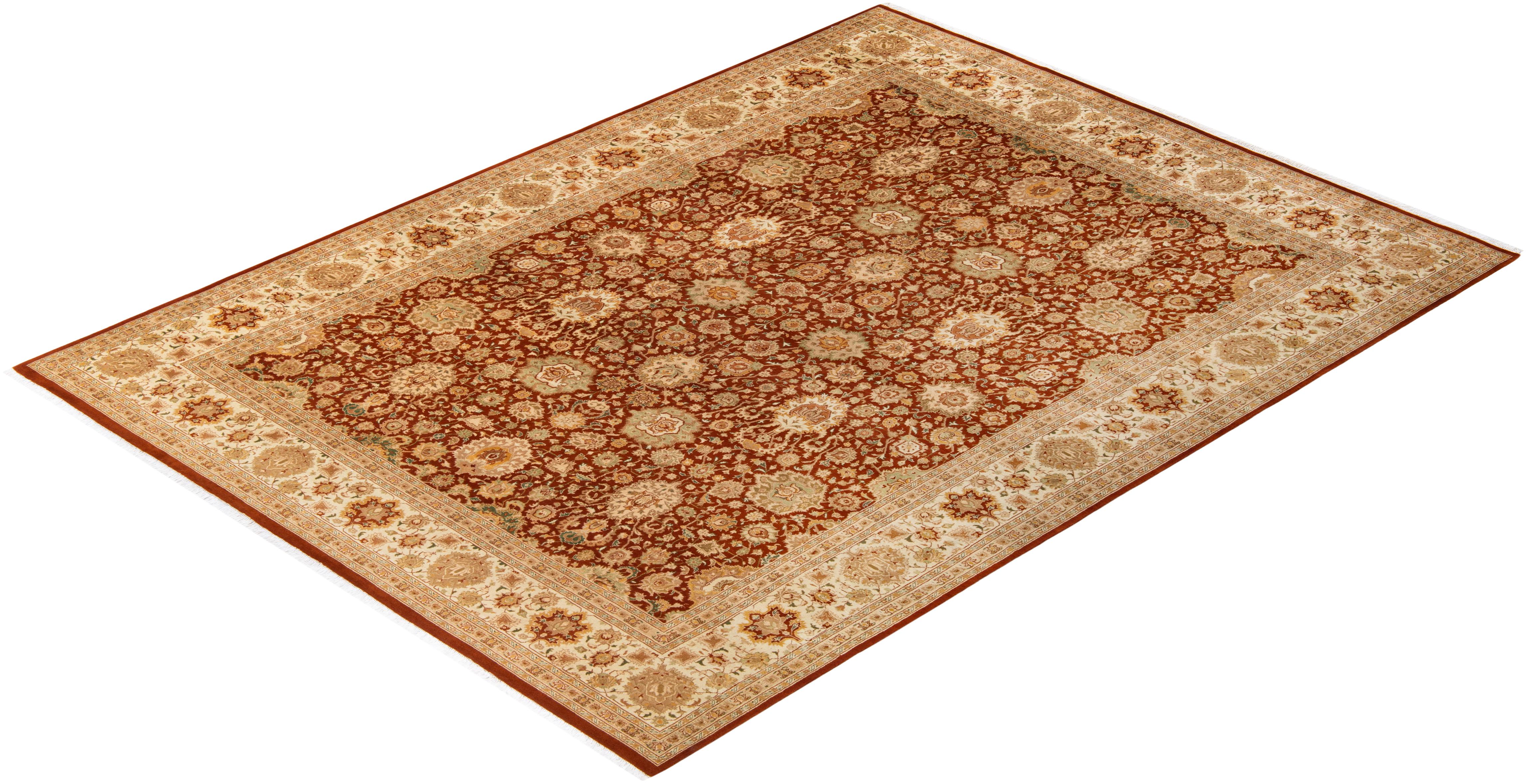 Avec leurs palettes discrètes et leurs motifs à l'envers, les tapis de la collection Mogul apporteront une sophistication intemporelle à n'importe quelle pièce. Influencés par un éventail de motifs turcs, indiens et persans, les artisans qui tissent