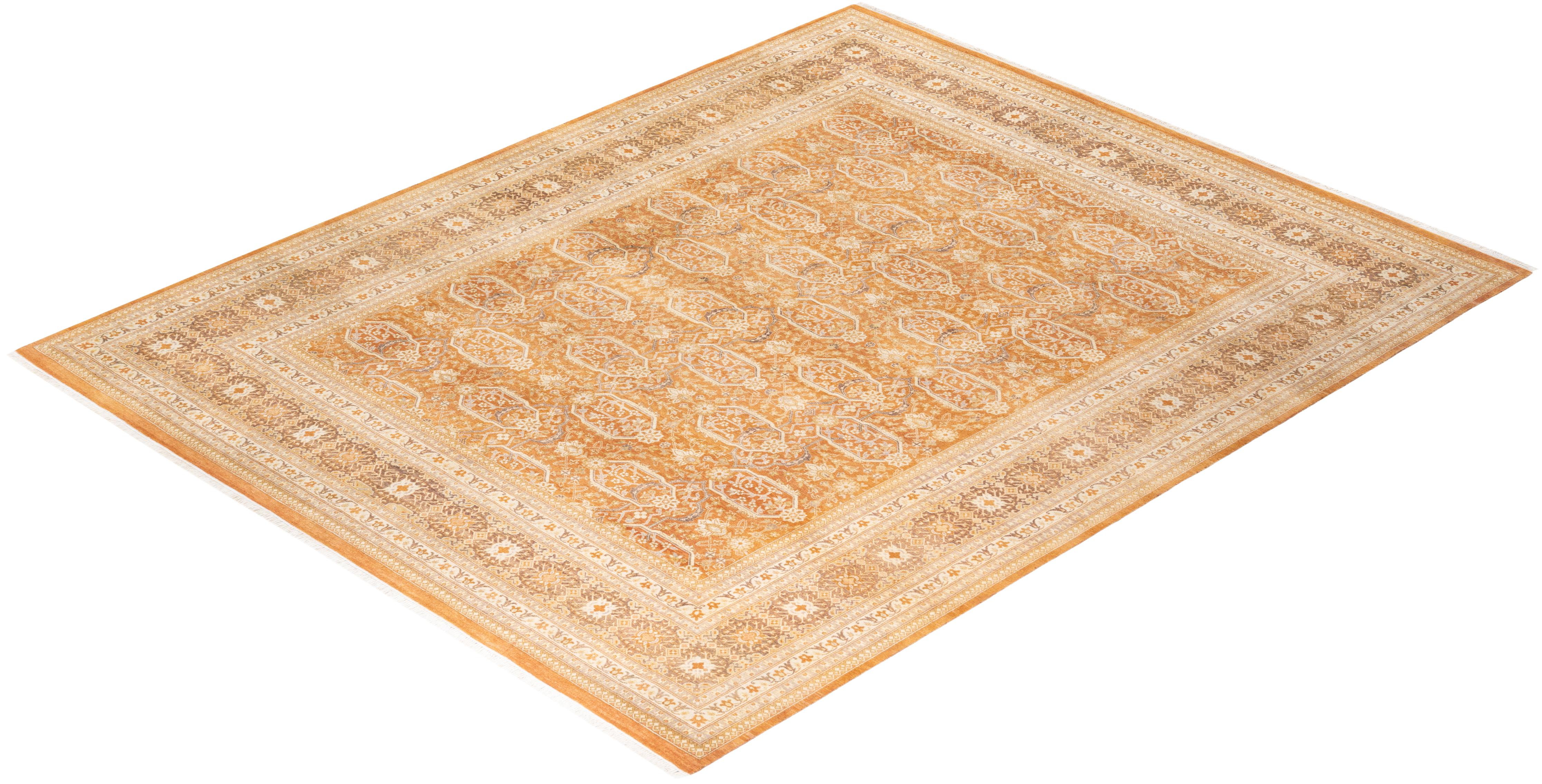 Avec leurs palettes discrètes et leurs motifs allover, les tapis de la collection Mogul apporteront une sophistication intemporelle à n'importe quelle pièce. Influencés par un éventail de motifs turcs, indiens et persans, les artisans qui tissent à