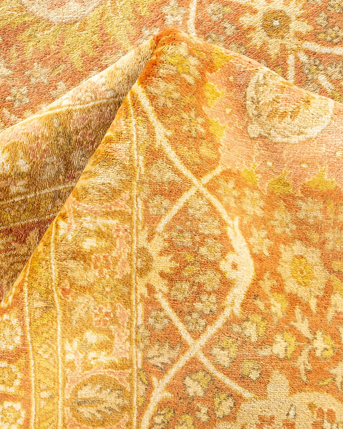 Alfombra tradicional Mogul marrón, única en su género, Hand Made Otro en venta