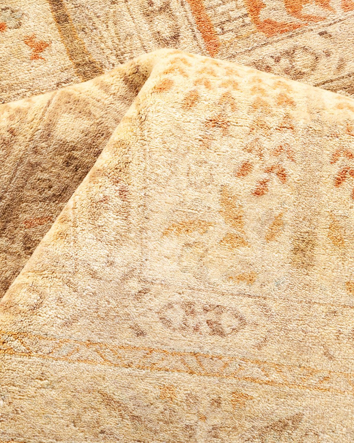 Alfombra tradicional Mogul marrón, única en su género, Hand Made Otro en venta