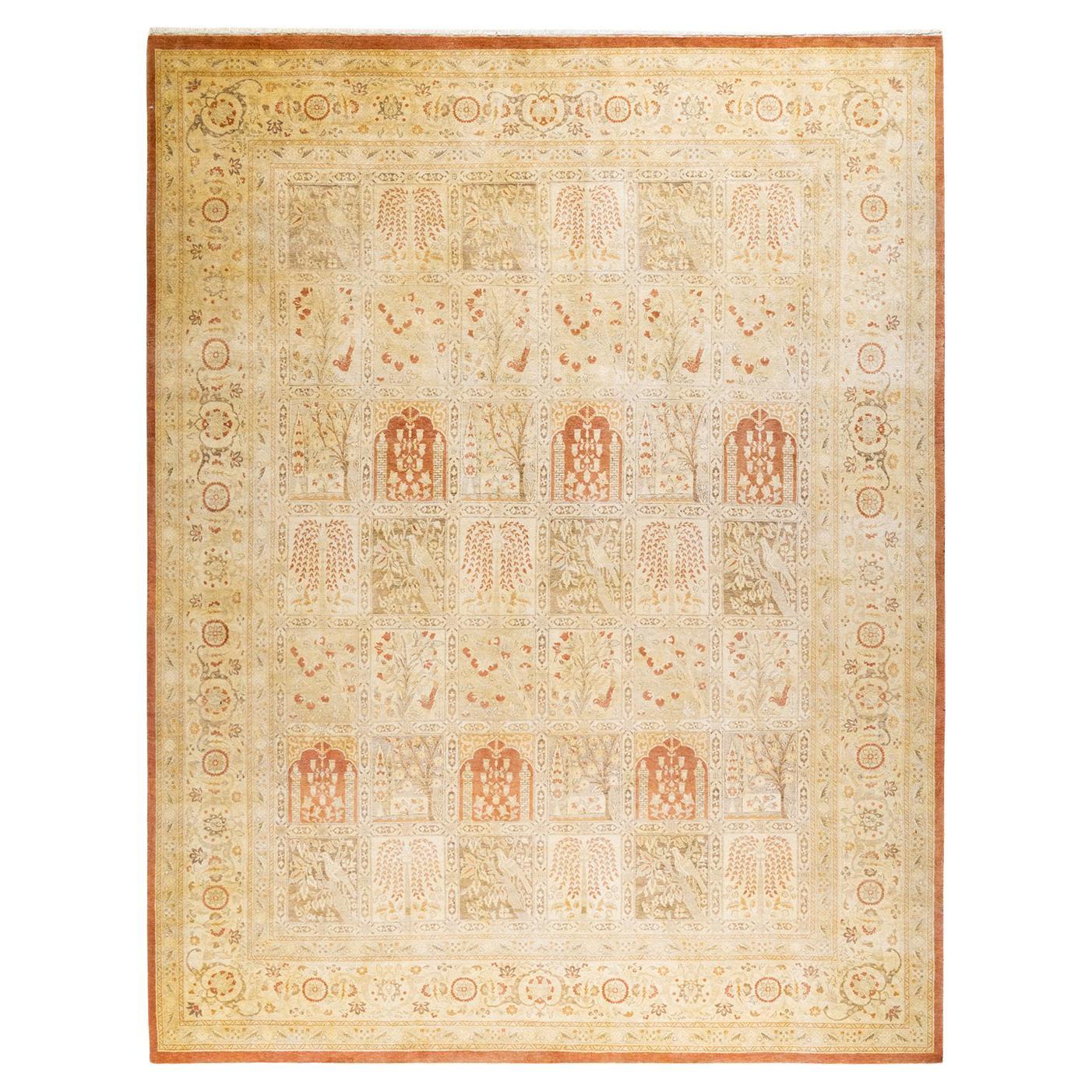 Tappeto tradizionale Mogul Brown Hand Made, unico nel suo genere.