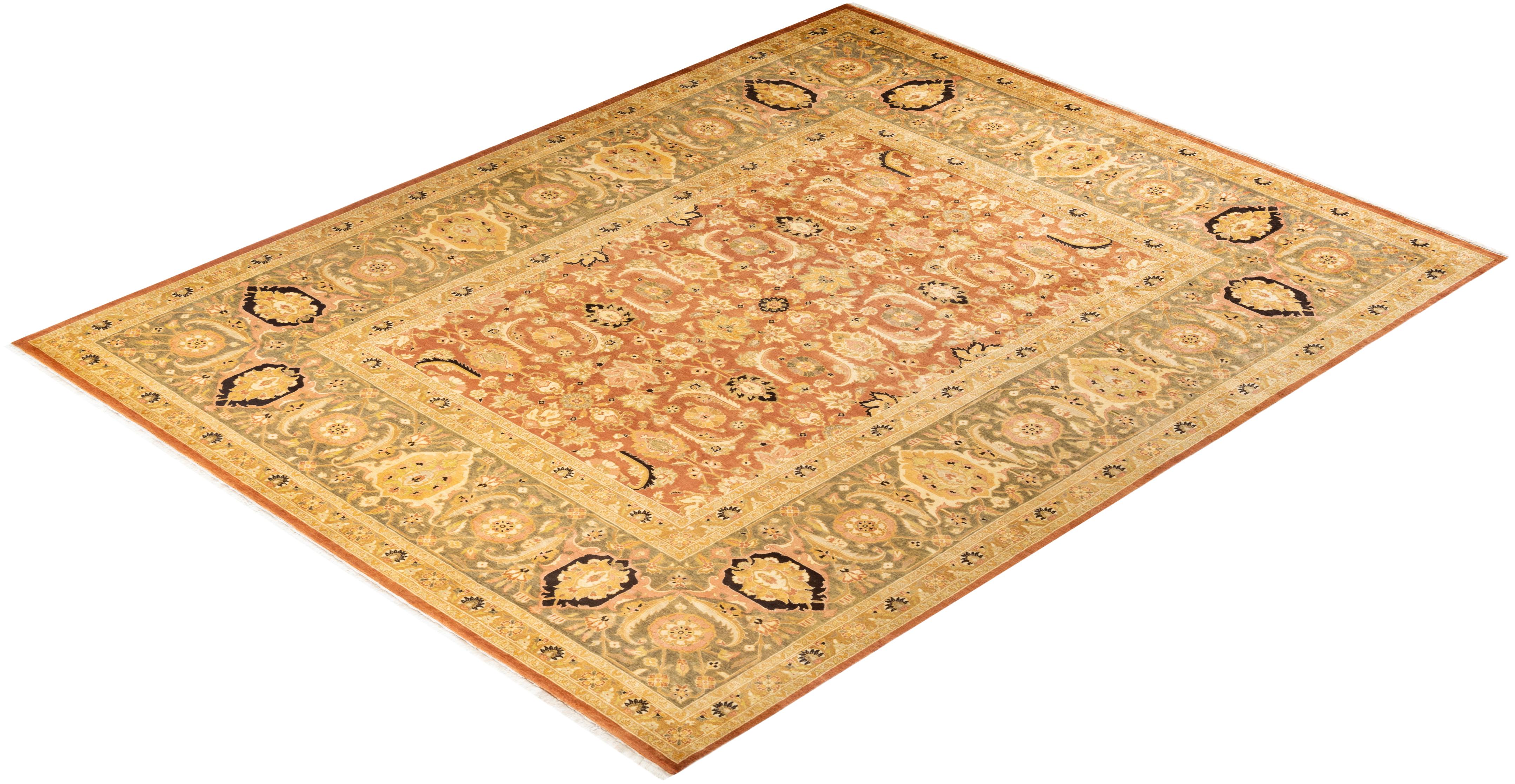 Avec leurs palettes discrètes et leurs motifs à l'envers, les tapis de la collection Mogul apporteront une sophistication intemporelle à n'importe quelle pièce. Influencés par un éventail de motifs turcs, indiens et persans, les artisans qui tissent