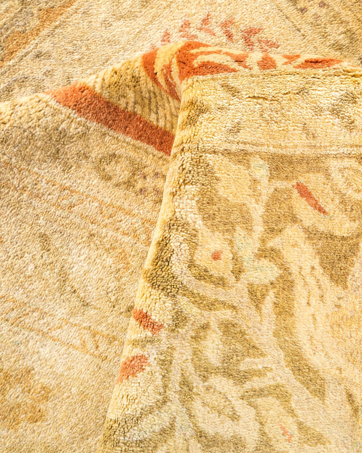 Altro Tappeto tradizionale Mogul Brown Hand Made unico nel suo genere in vendita