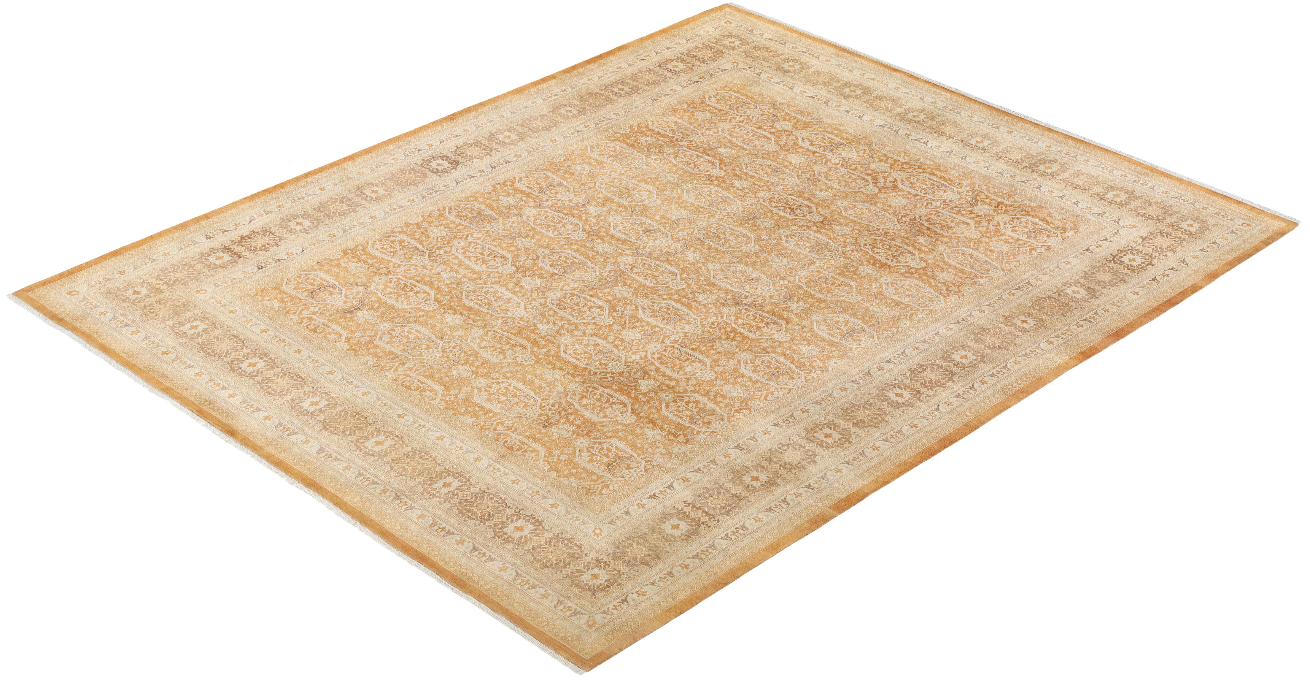 Avec leurs palettes discrètes et leurs motifs à l'envers, les tapis de la collection Mogul apporteront une sophistication intemporelle à n'importe quelle pièce. Influencés par un éventail de motifs turcs, indiens et persans, les artisans qui tissent