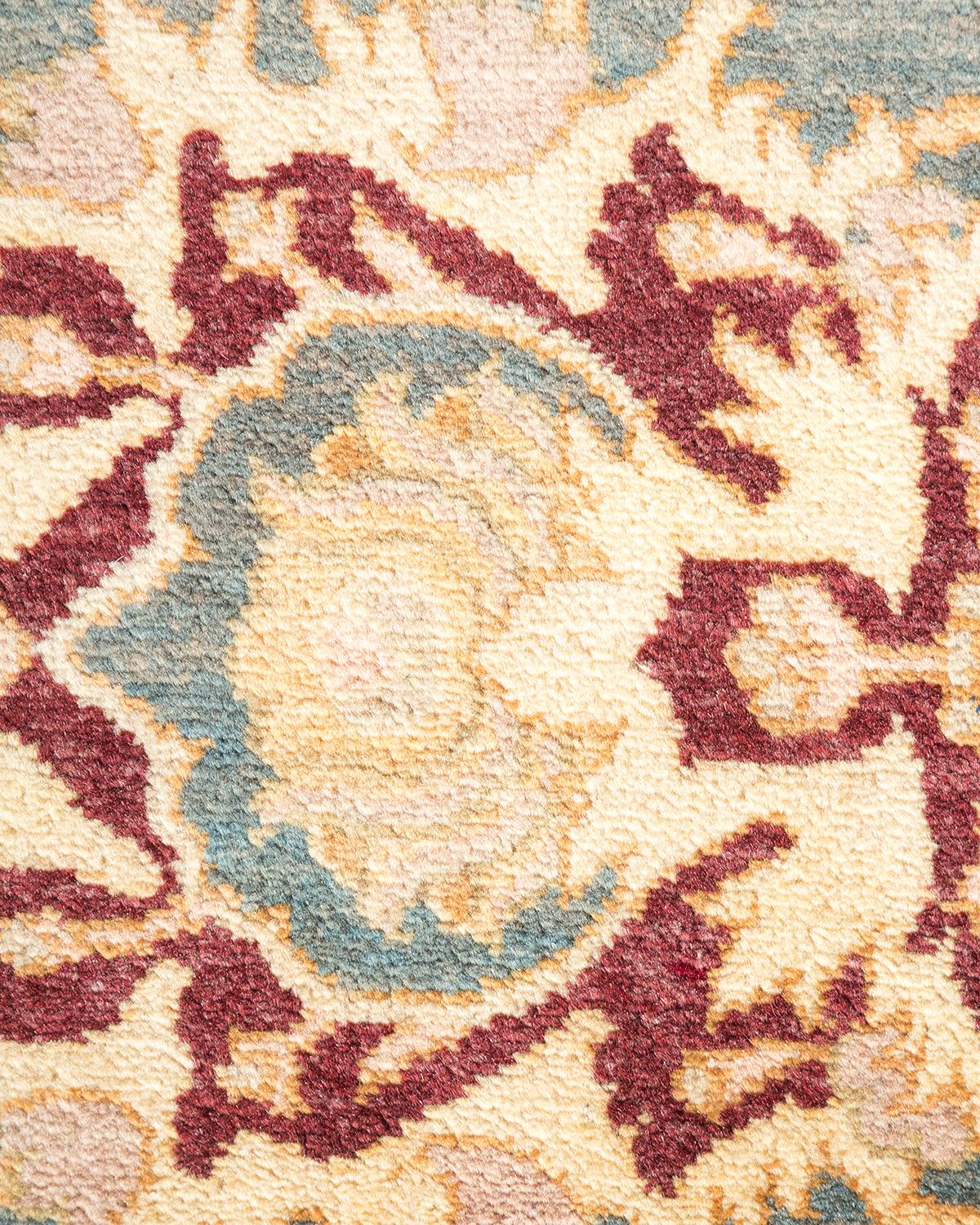 Alfombra tradicional única Hand Made Mogul Gris Siglo XXI y contemporáneo en venta