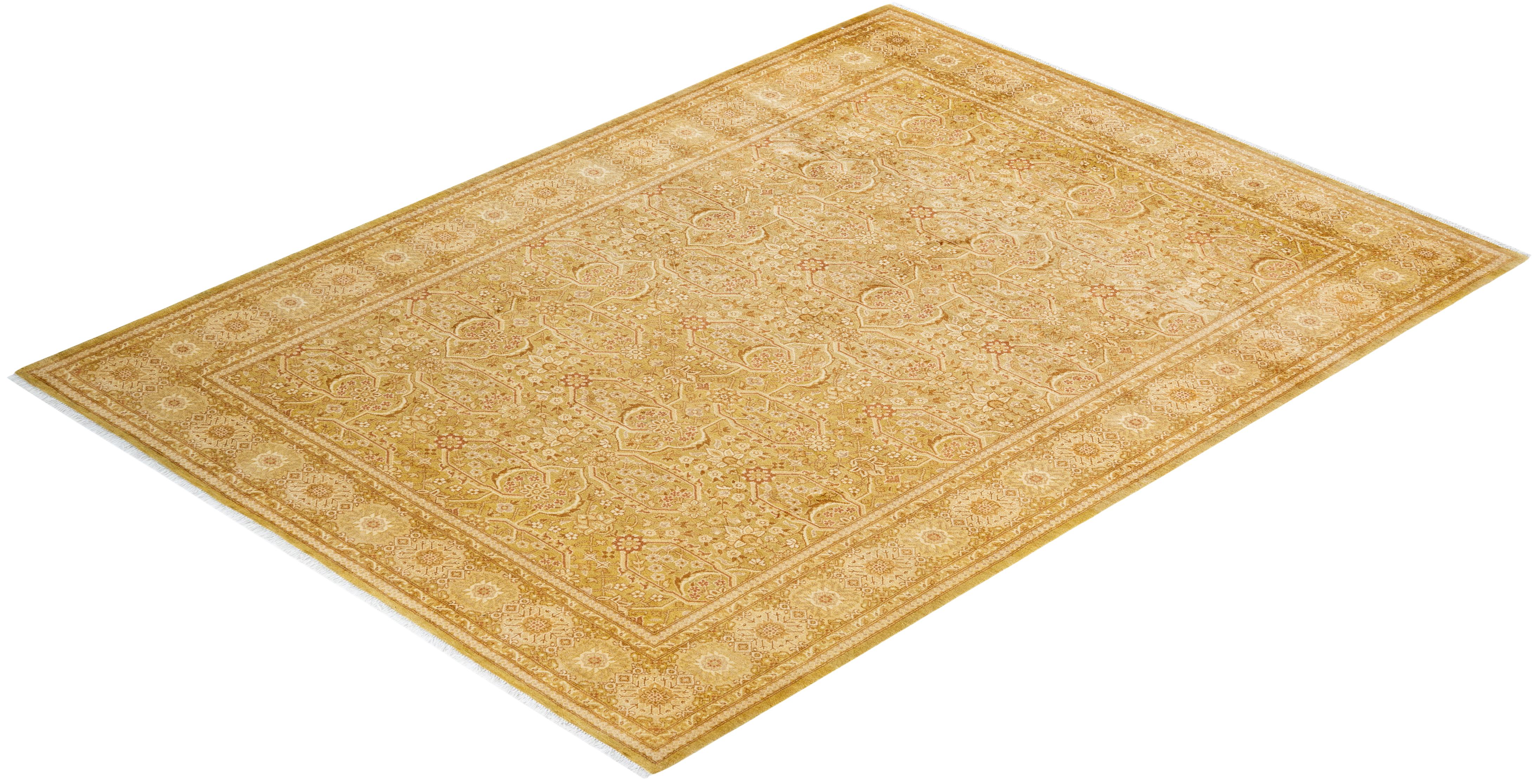Avec leurs palettes discrètes et leurs motifs à l'envers, les tapis de la collection Mogul apporteront une sophistication intemporelle à n'importe quelle pièce. Influencés par un éventail de motifs turcs, indiens et persans, les artisans qui tissent