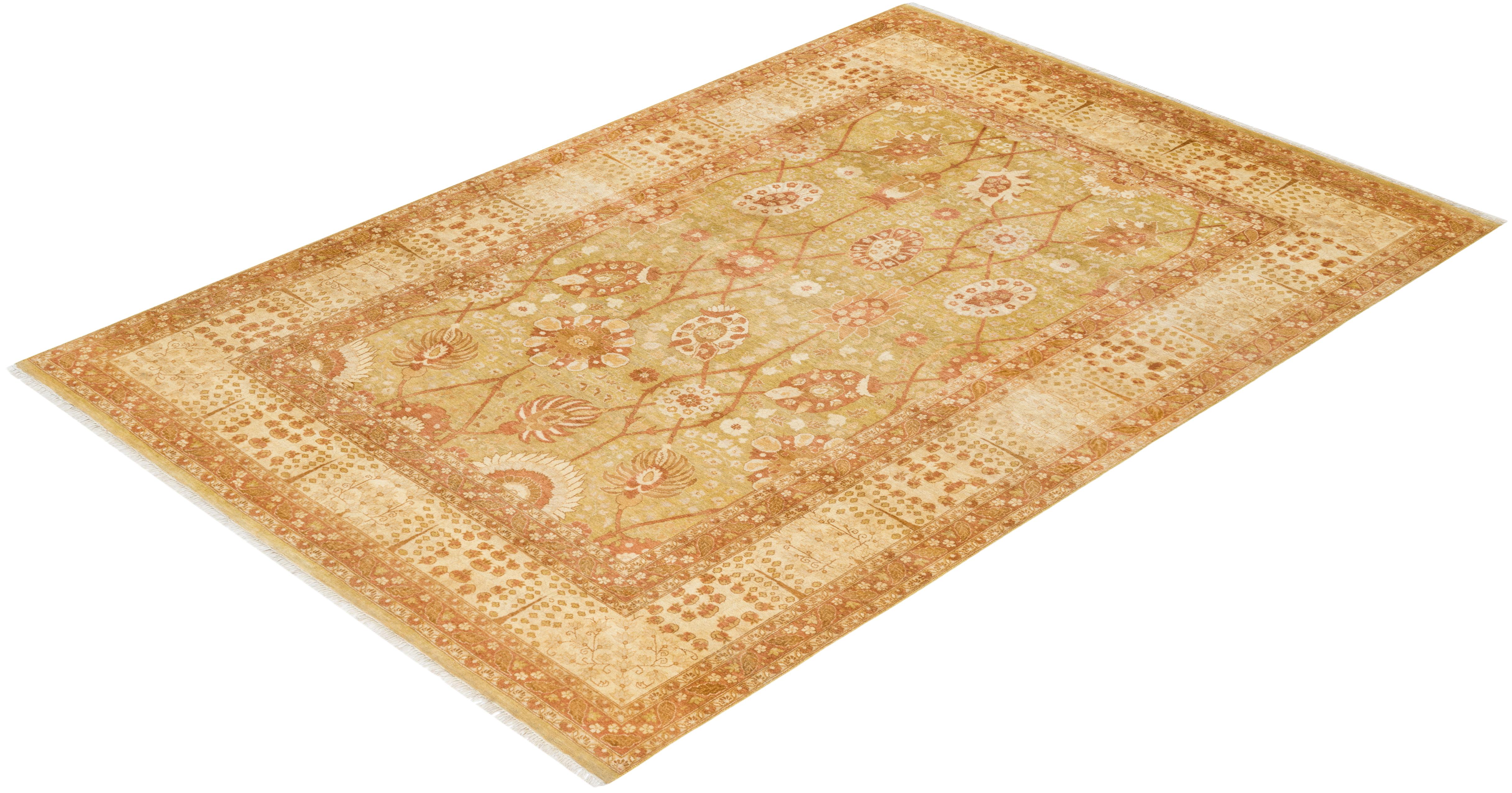Avec leurs palettes discrètes et leurs motifs allover, les tapis de la collection Mogul apporteront une sophistication intemporelle à n'importe quelle pièce. Influencés par un éventail de motifs turcs, indiens et persans, les artisans qui tissent à