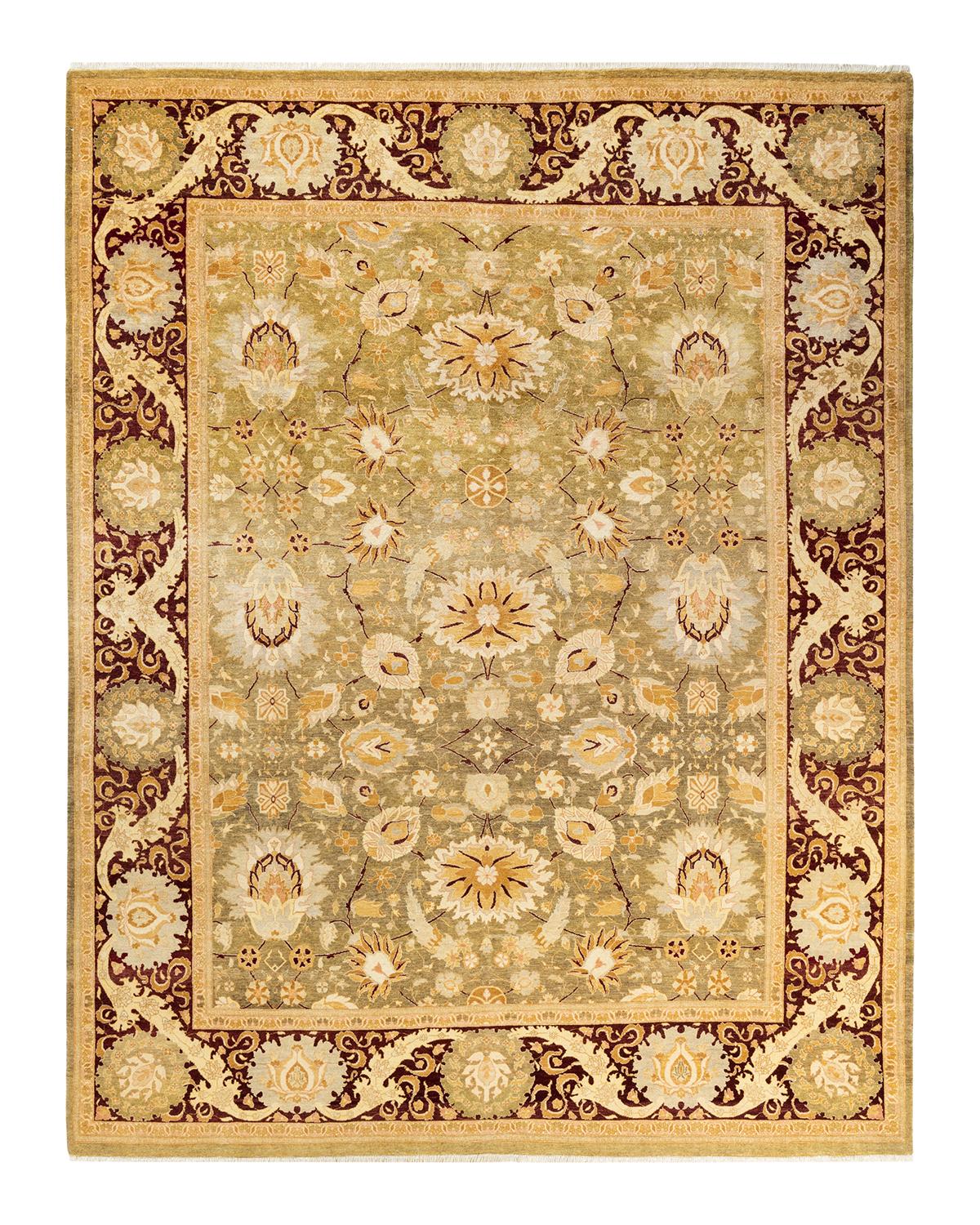 With understated palettes and allover designs, the rugs in the Mogul Collection will bring timeless sophistication to any room. Influenced by a spectrum of Turkish, Indian, and Persian designs, the artisans who handweave these wool rugs imbue