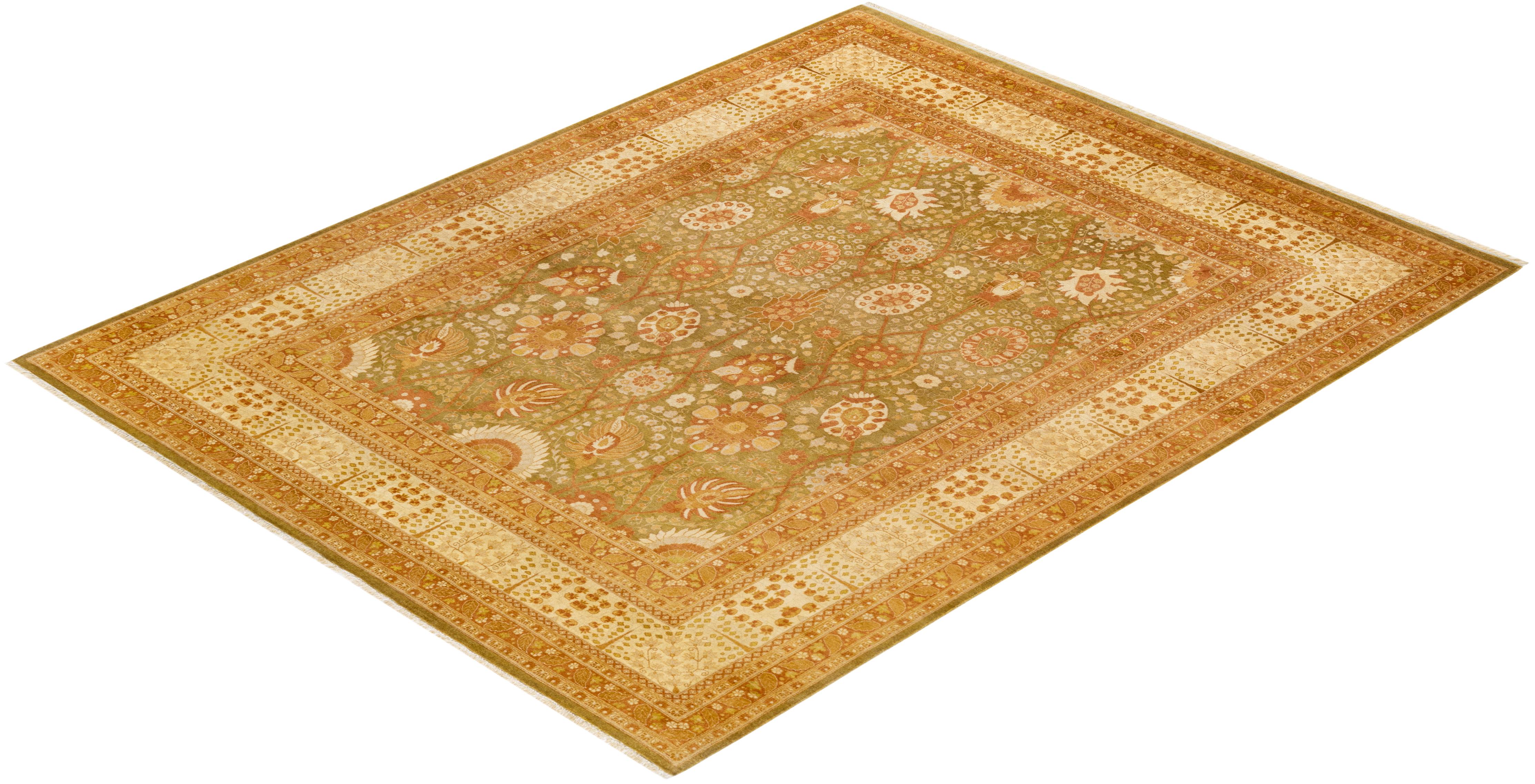 Avec leurs palettes discrètes et leurs motifs à l'envers, les tapis de la collection Mogul apporteront une sophistication intemporelle à n'importe quelle pièce. Influencés par un éventail de motifs turcs, indiens et persans, les artisans qui tissent