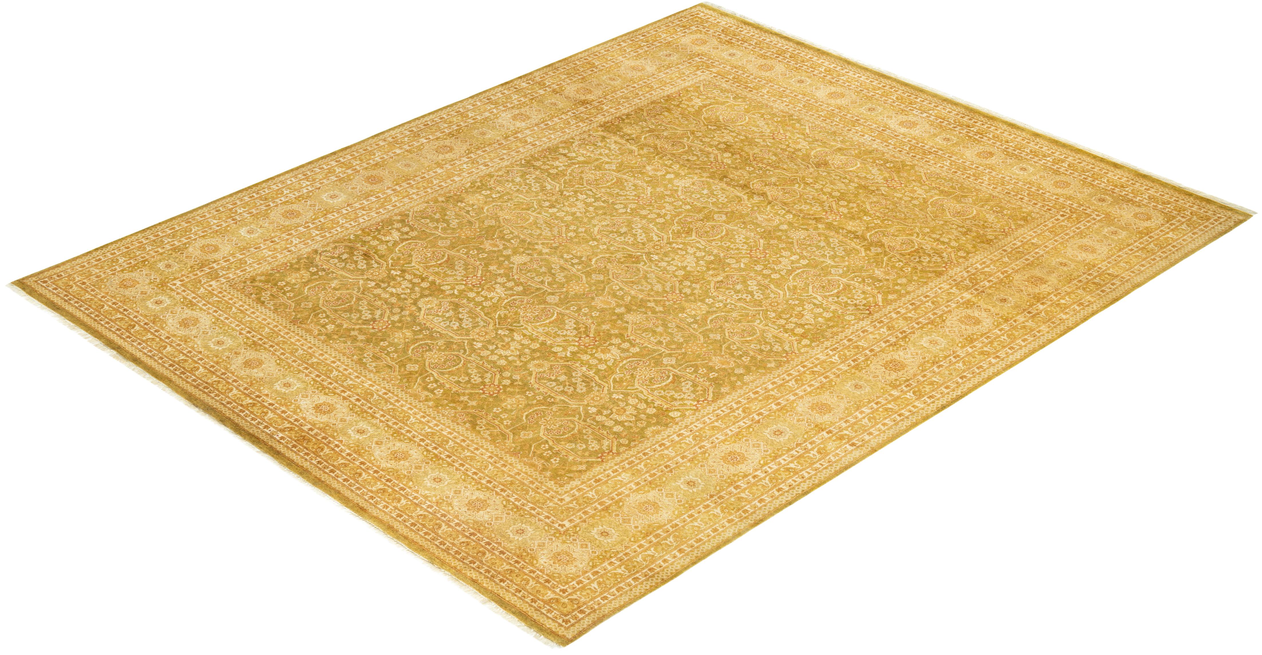 With understated palettes and allover designs, the rugs in the Mogul Collection will bring timeless sophistication to any room. Influenced by a spectrum of Turkish, Indian, and Persian designs, the artisans who handweave these wool rugs imbue