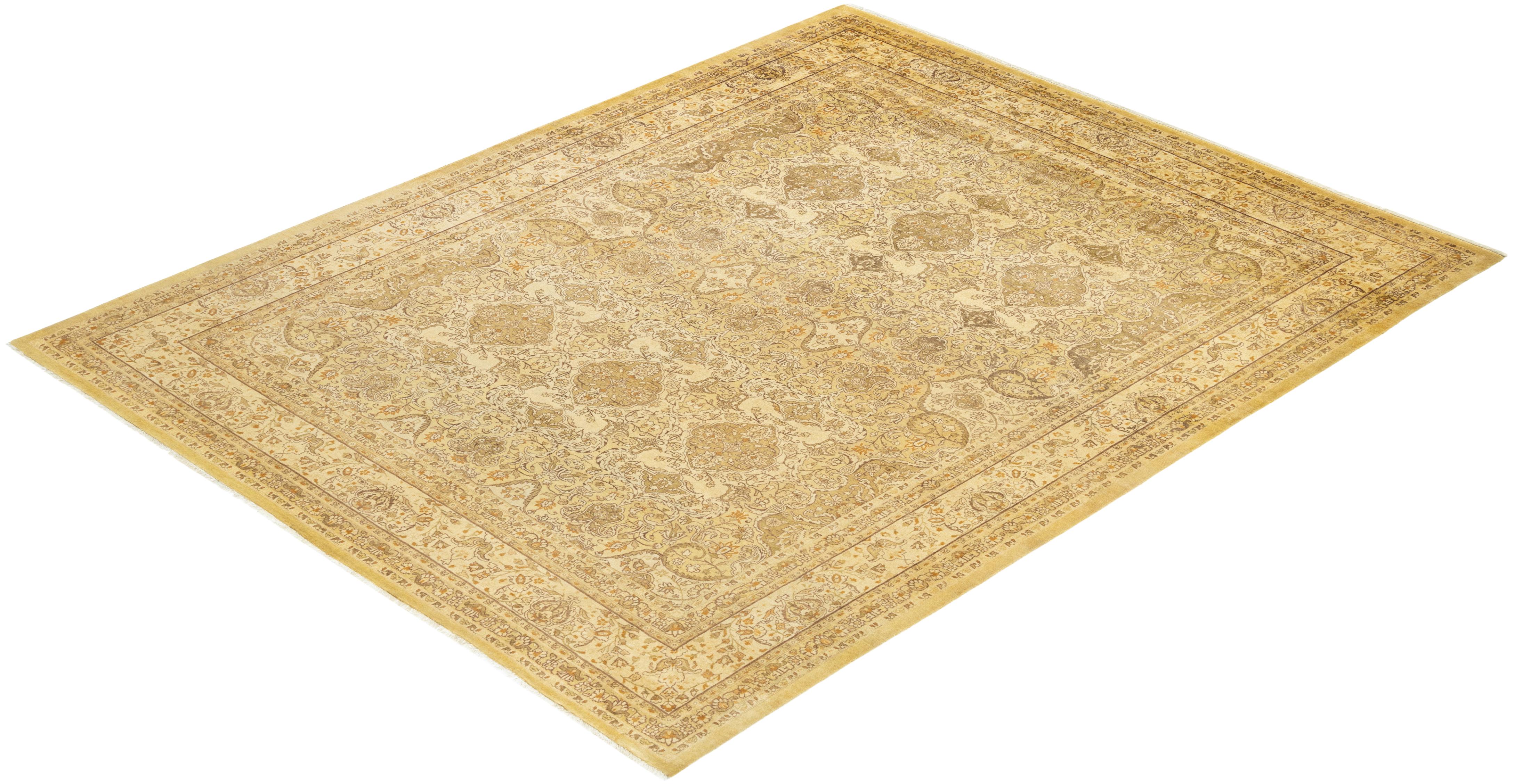 Avec leurs palettes discrètes et leurs motifs à l'envers, les tapis de la collection Mogul apporteront une sophistication intemporelle à n'importe quelle pièce. Influencés par un éventail de motifs turcs, indiens et persans, les artisans qui tissent