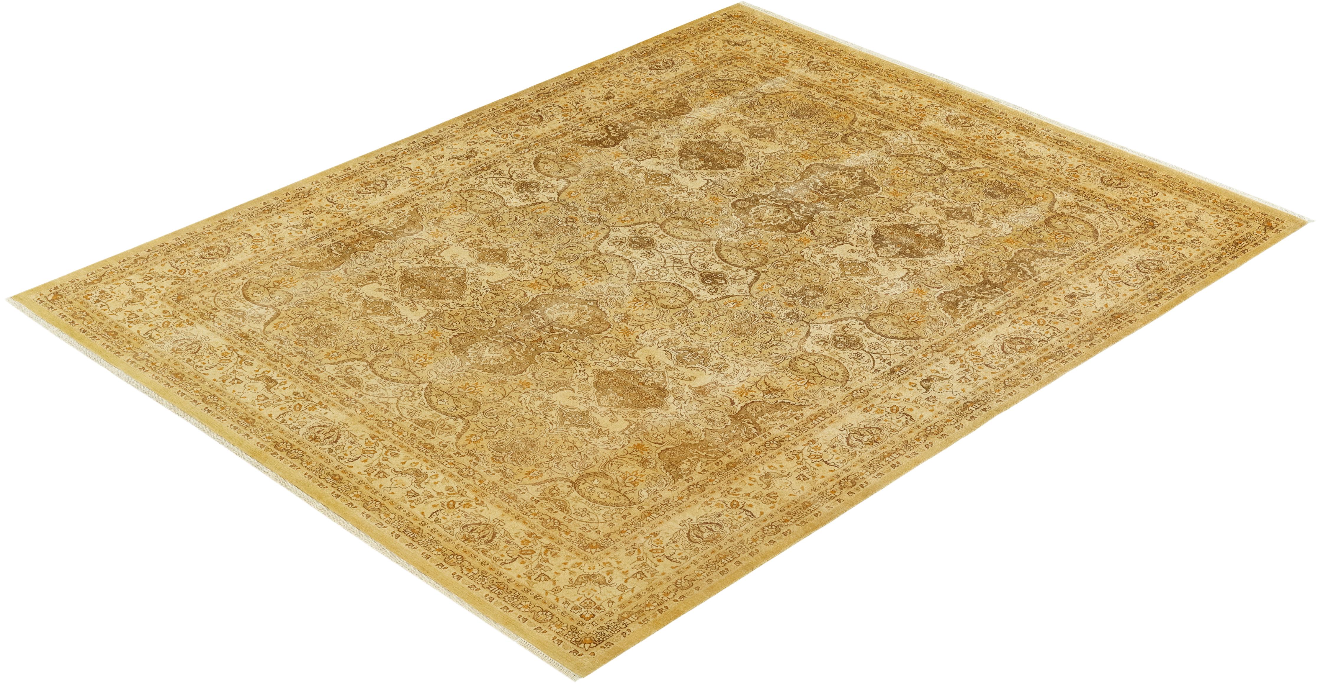 Avec leurs palettes discrètes et leurs motifs à l'envers, les tapis de la collection Mogul apporteront une sophistication intemporelle à n'importe quelle pièce. Influencés par un éventail de motifs turcs, indiens et persans, les artisans qui tissent