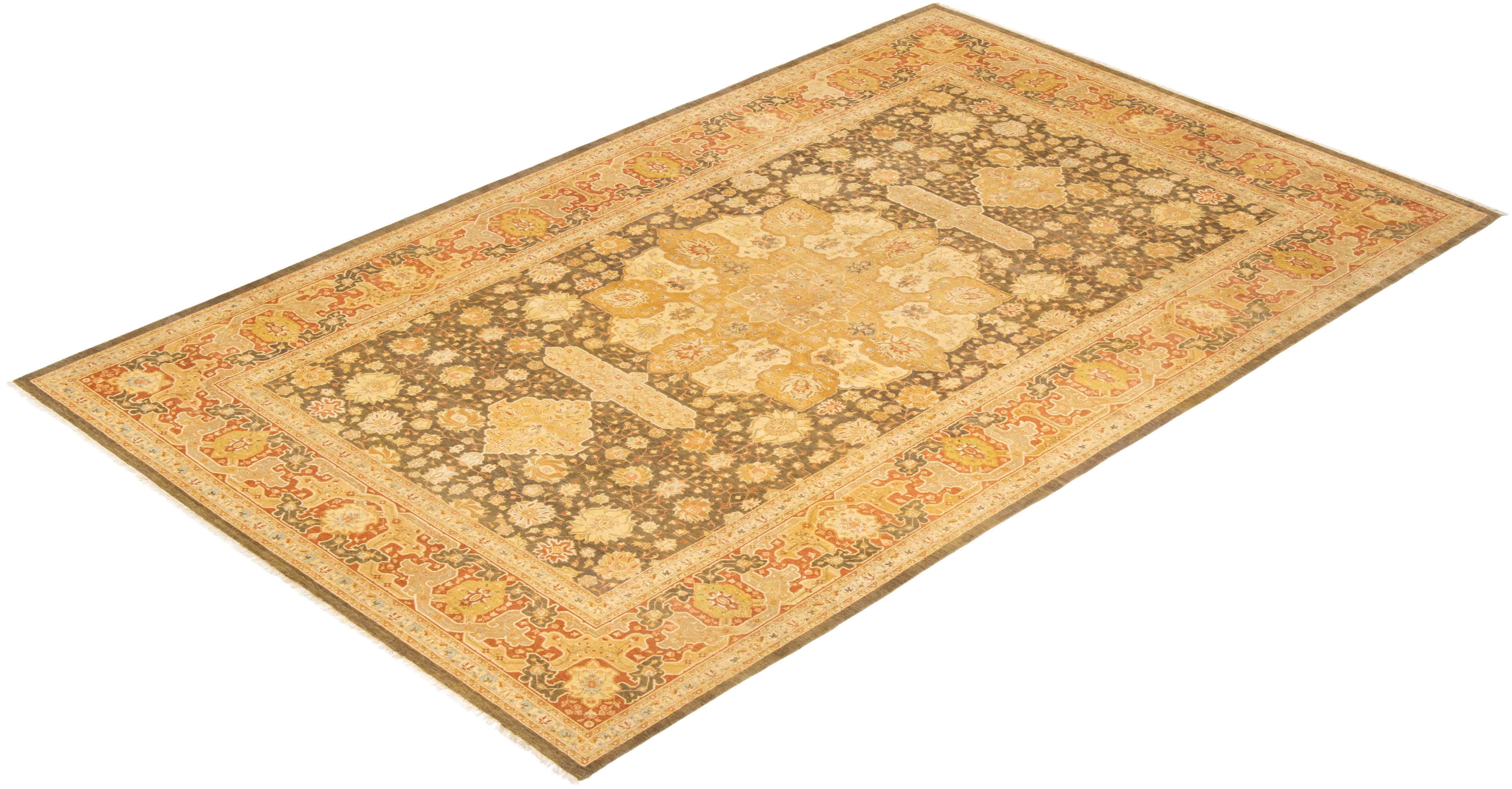 Avec leurs palettes discrètes et leurs motifs à l'envers, les tapis de la collection Mogul apporteront une sophistication intemporelle à n'importe quelle pièce. Influencés par un éventail de motifs turcs, indiens et persans, les artisans qui tissent
