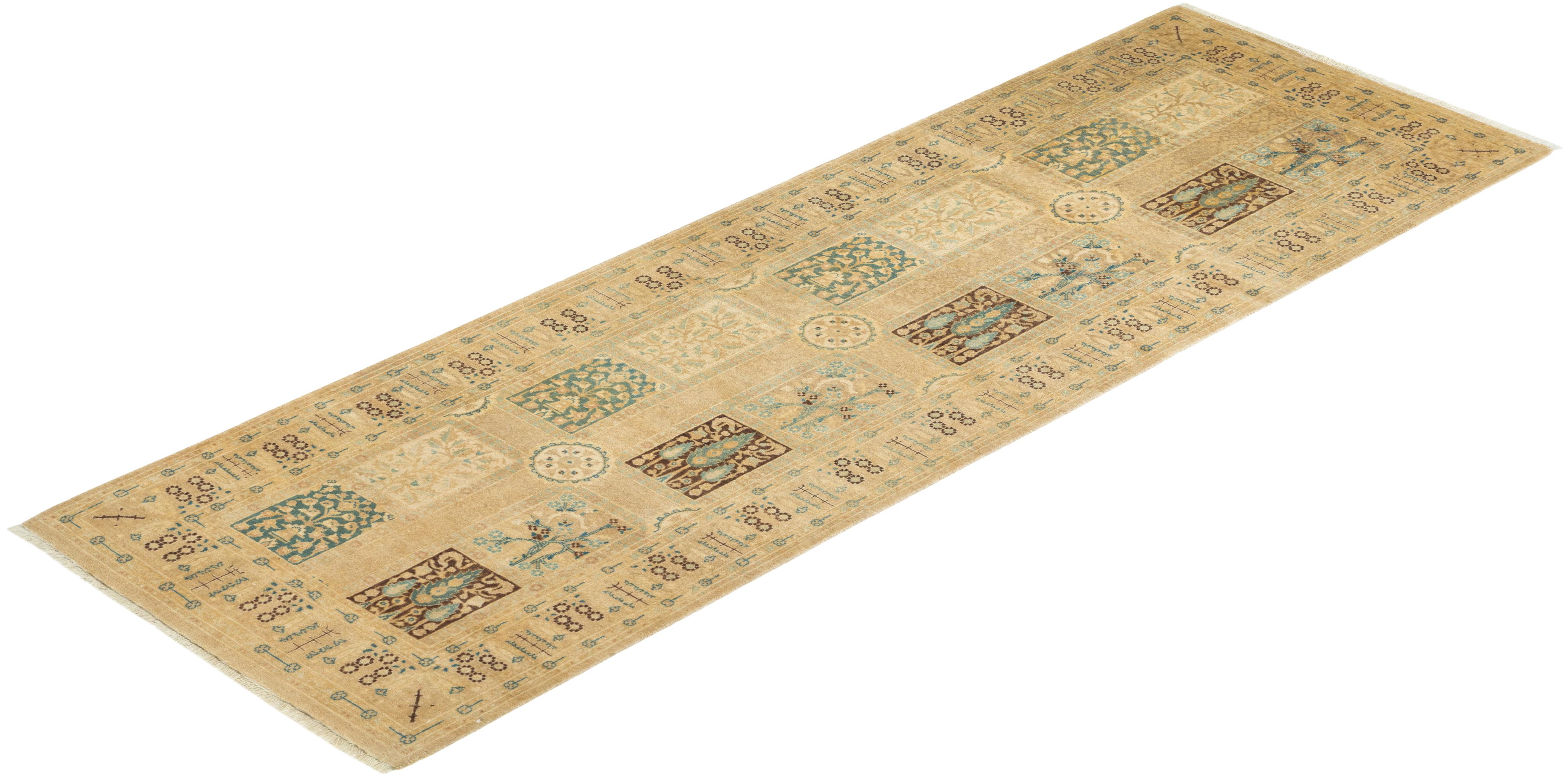 With understated palettes and allover designs, the rugs in the Mogul Collection will bring timeless sophistication to any room. Influenced by a spectrum of Turkish, Indian, and Persian designs, the artisans who handweave these wool rugs imbue