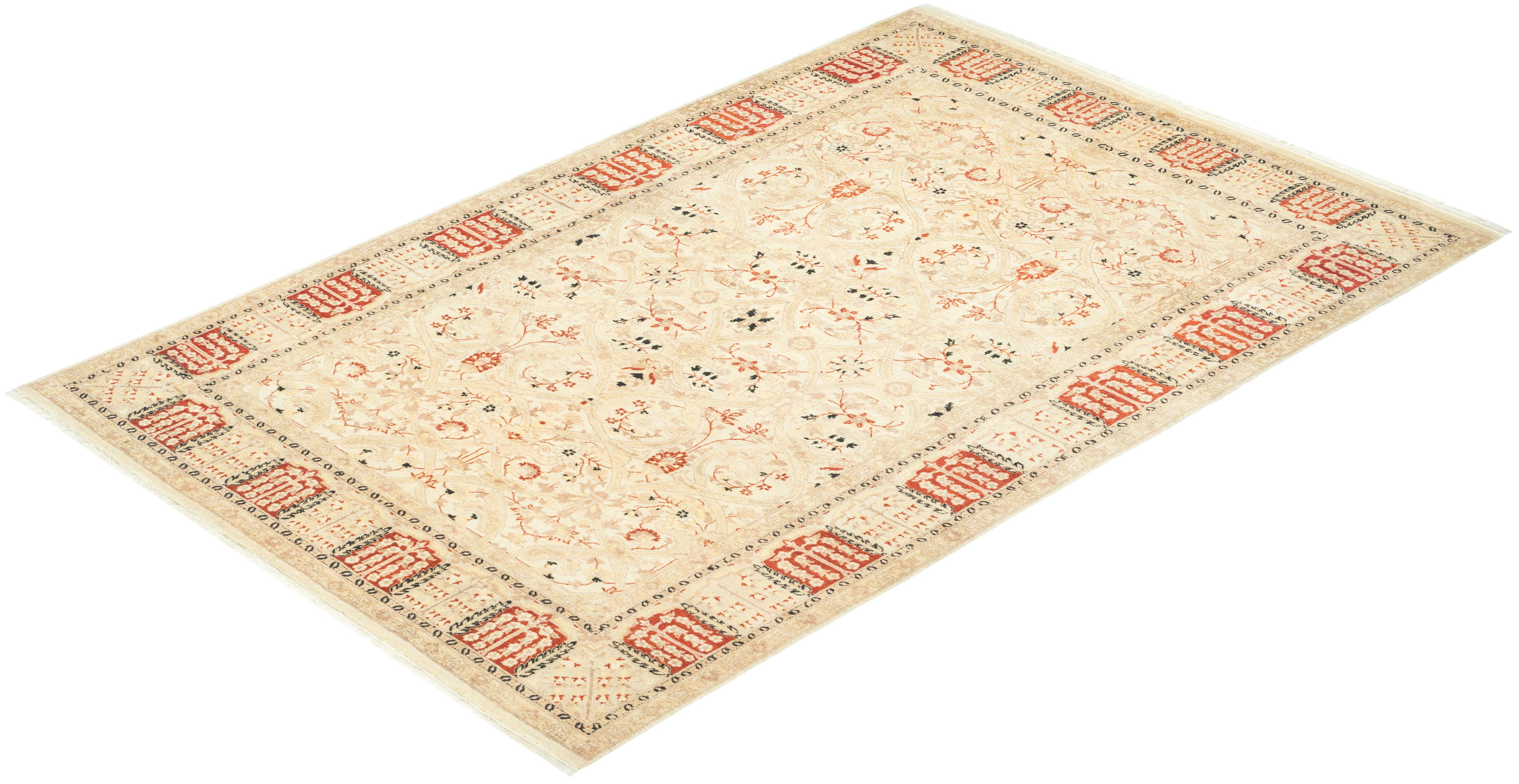 Avec leurs palettes discrètes et leurs motifs à l'envers, les tapis de la collection Mogul apporteront une sophistication intemporelle à n'importe quelle pièce. Influencés par un éventail de motifs turcs, indiens et persans, les artisans qui tissent