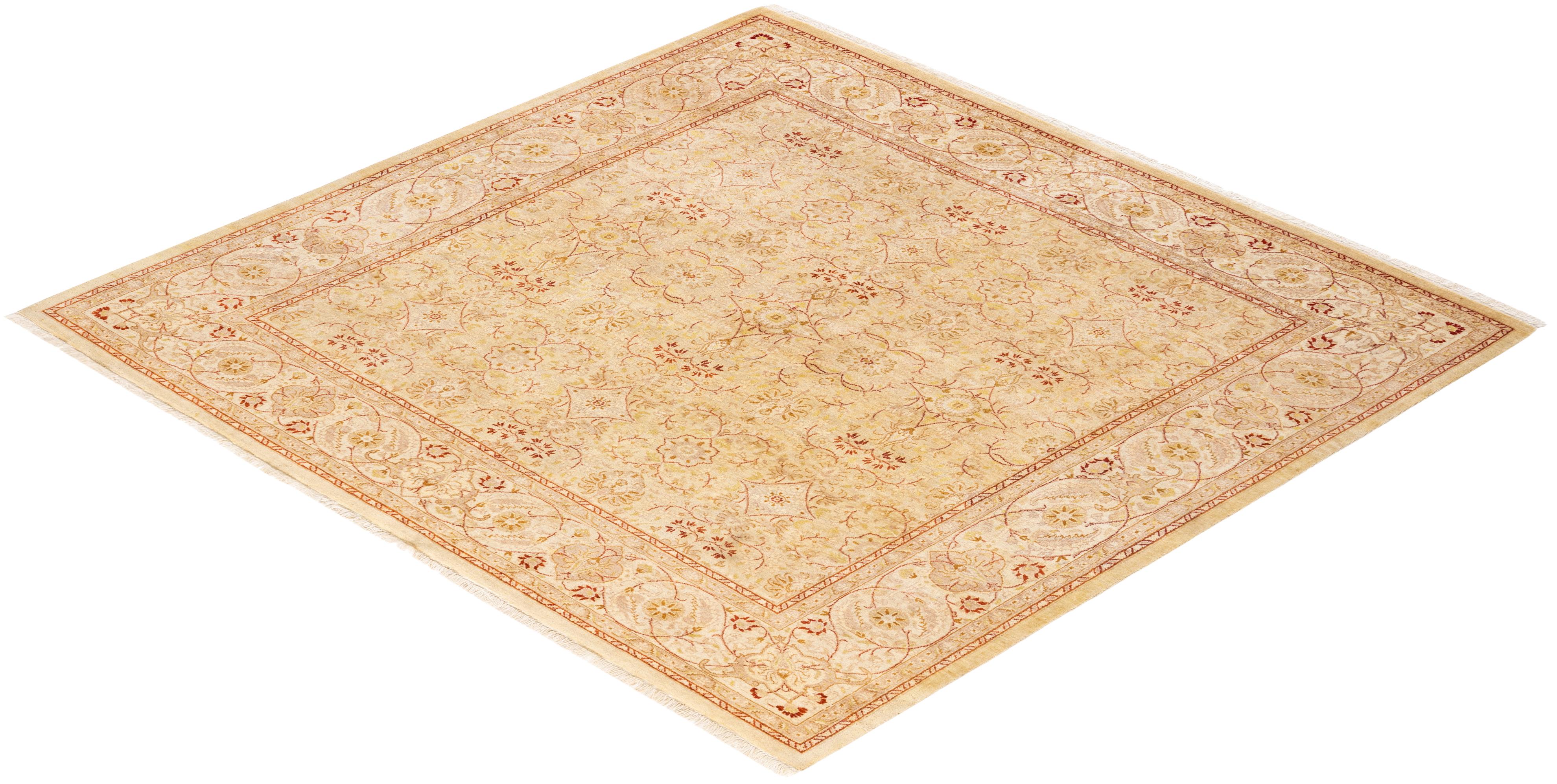 Las alfombras de la colección Mogul, con sus colores discretos y sus diseños en toda la superficie, aportarán una sofisticación atemporal a cualquier habitación. Influenciadas por un espectro de diseños turcos, indios y persas, los artesanos que