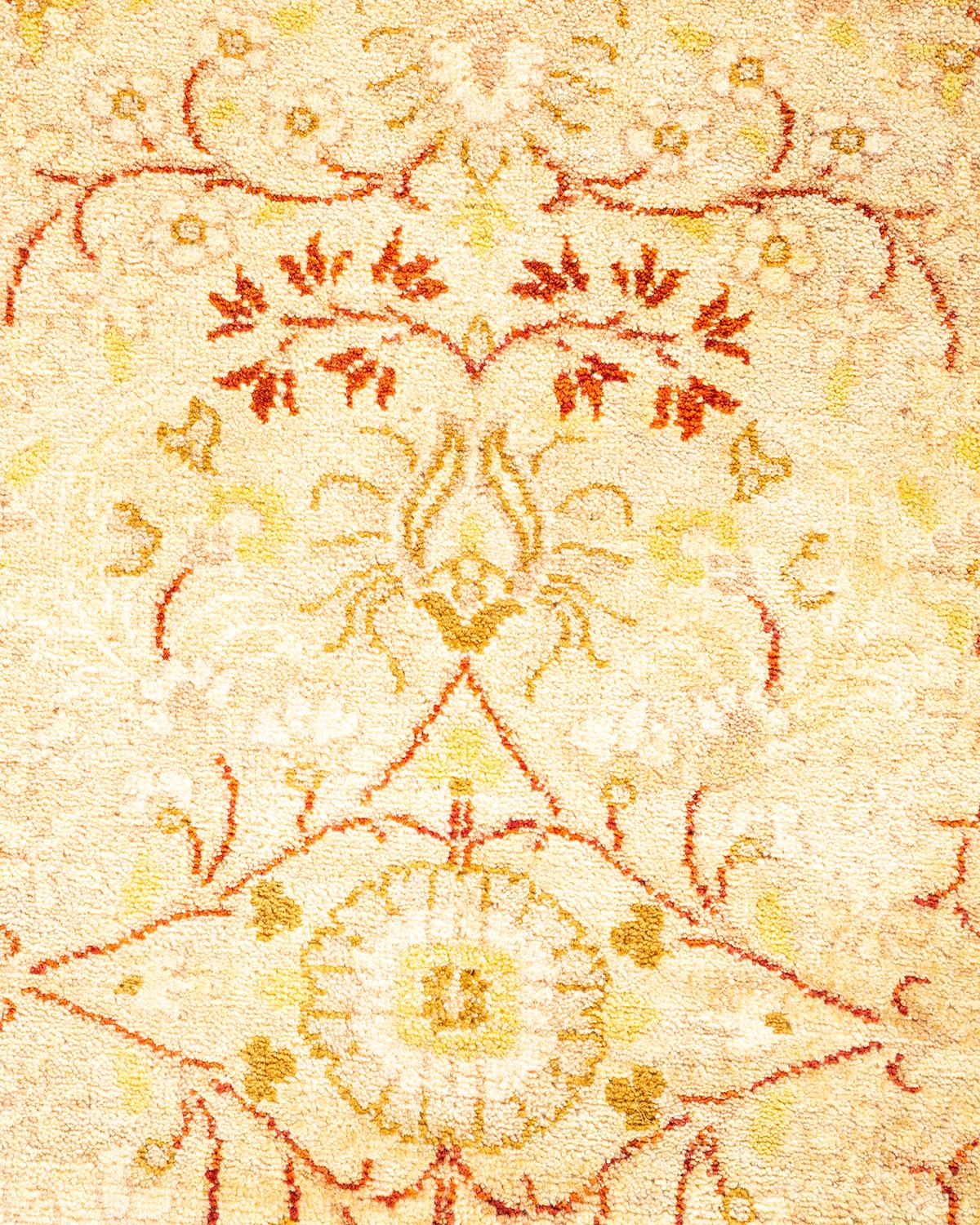 Alfombra tradicional única Hand Made Mogul marfil Siglo XXI y contemporáneo en venta