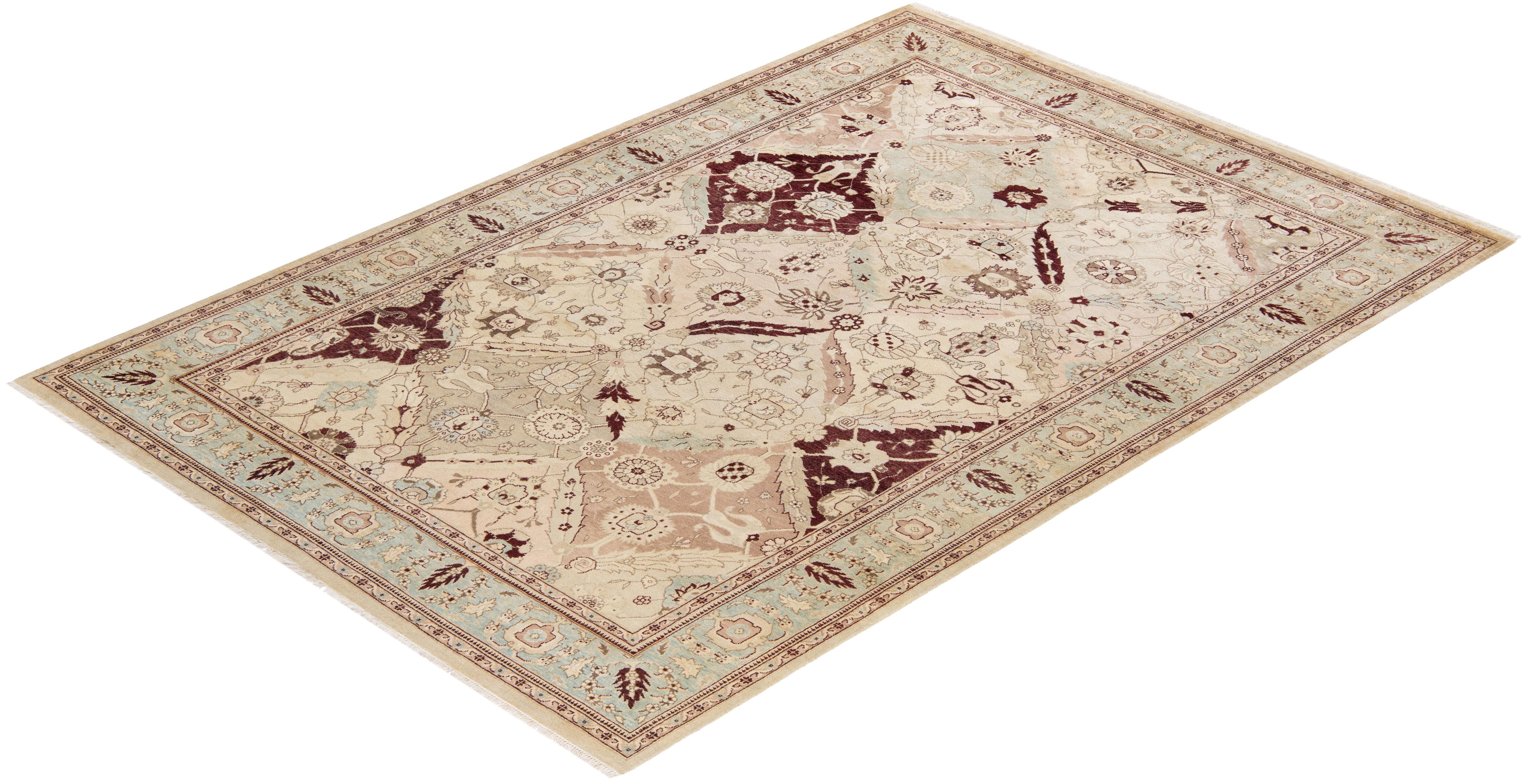 With understated palettes and allover designs, the rugs in the Mogul Collection will bring timeless sophistication to any room. Influenced by a spectrum of Turkish, Indian, and Persian designs, the artisans who handweave these wool rugs imbue