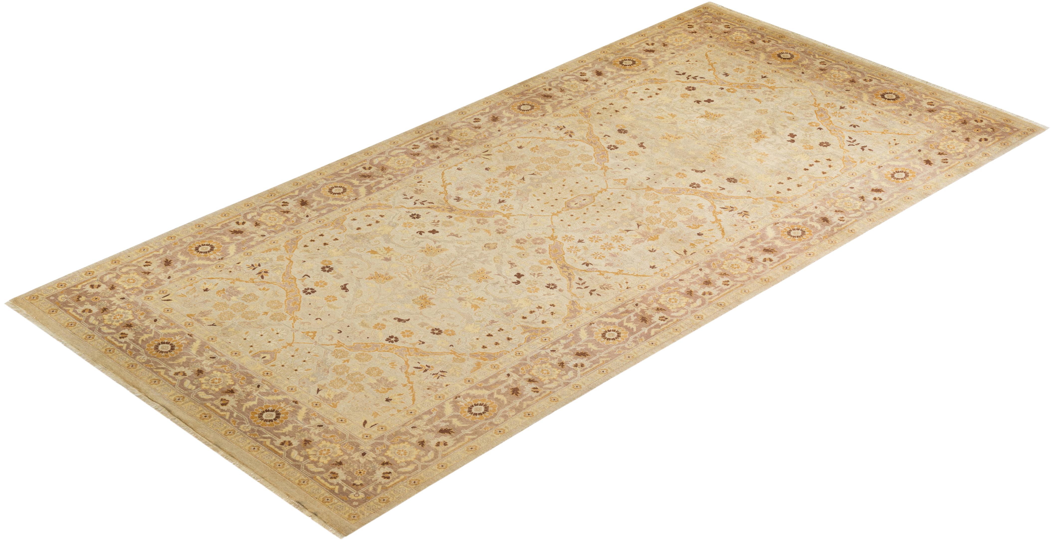 Las alfombras de la colección Mogul, con sus colores discretos y sus diseños en toda la superficie, aportarán una sofisticación atemporal a cualquier habitación. Influenciadas por un espectro de diseños turcos, indios y persas, los artesanos que