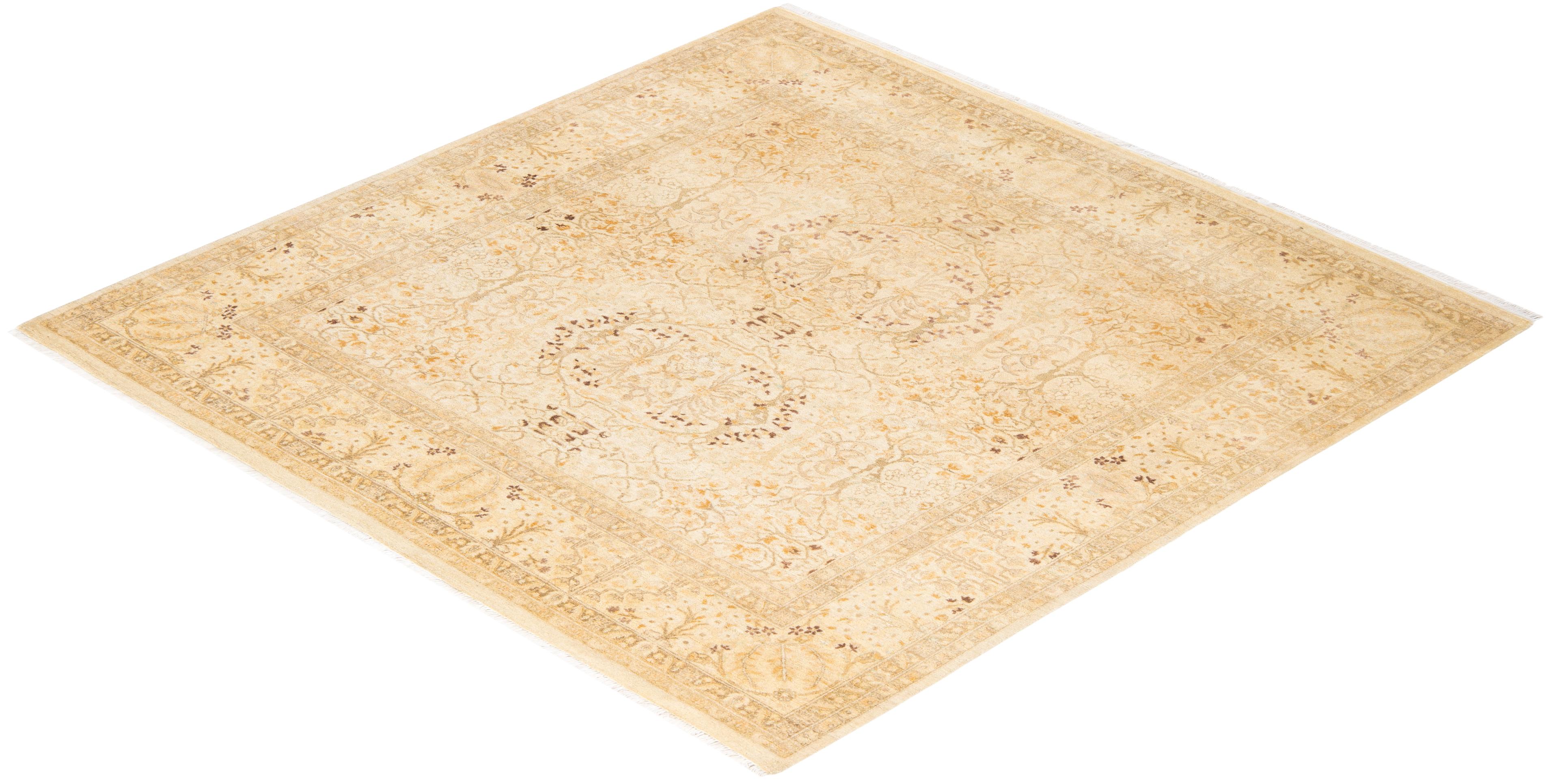 With understated palettes and allover designs, the rugs in the Mogul Collection will bring timeless sophistication to any room. Influenced by a spectrum of Turkish, Indian, and Persian designs, the artisans who handweave these wool rugs imbue