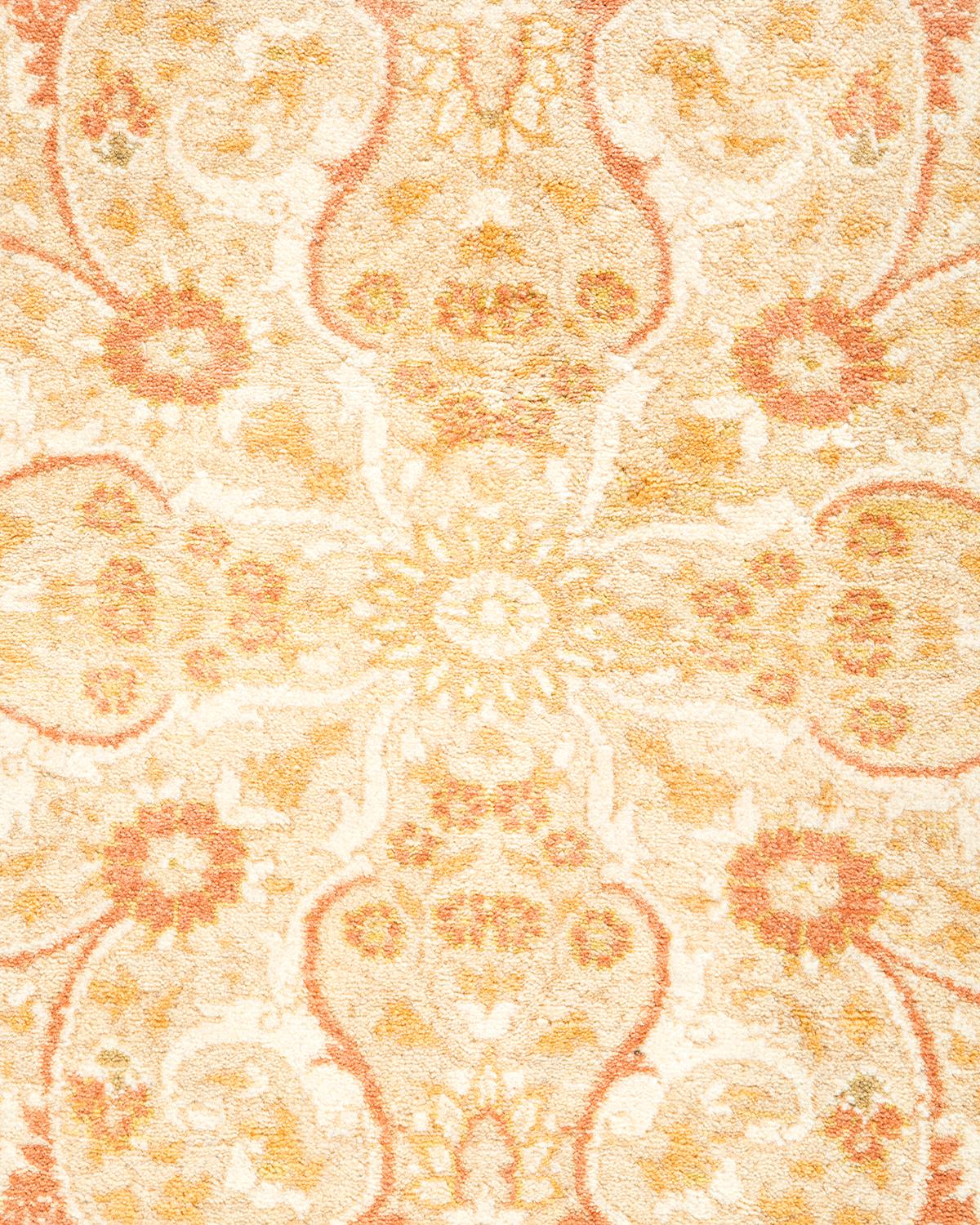 Alfombra tradicional única Hand Made Mogul marfil Siglo XXI y contemporáneo en venta