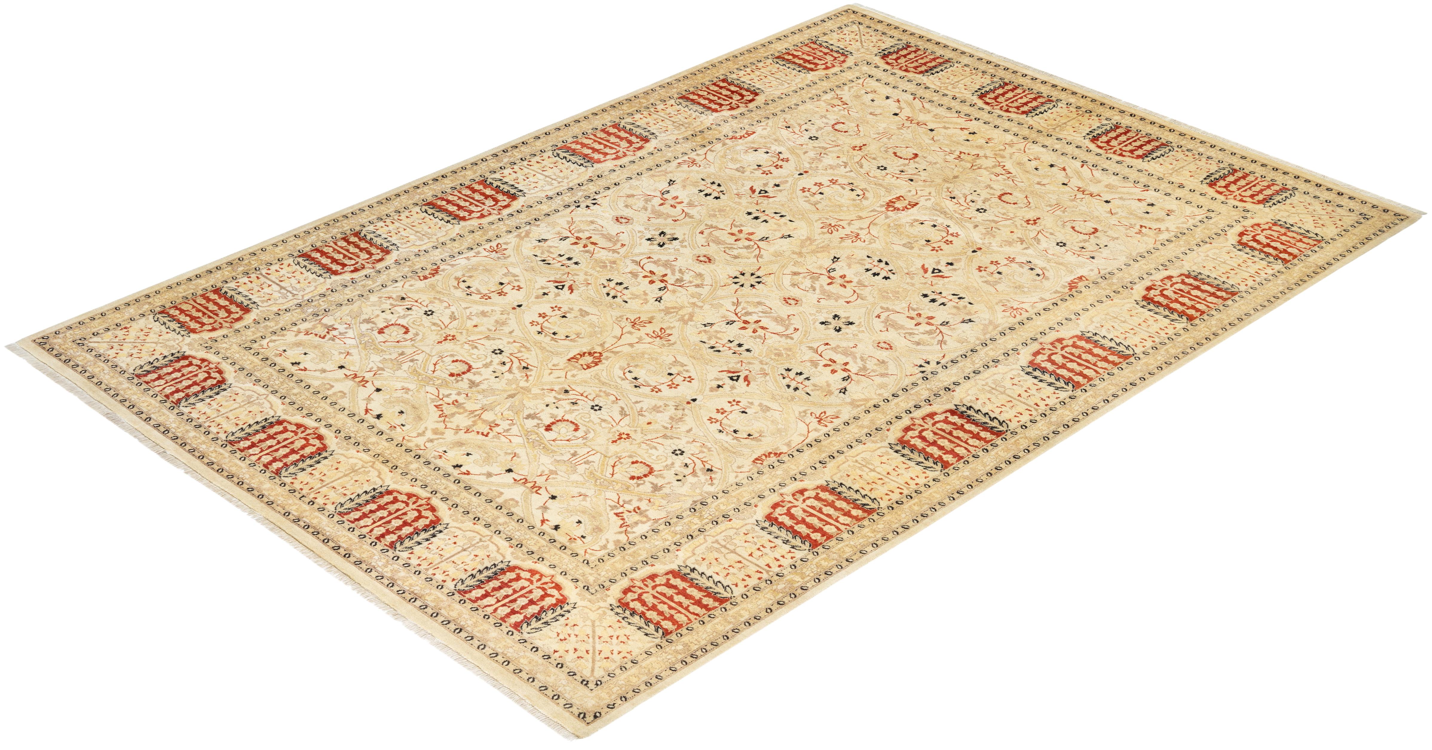 Avec leurs palettes discrètes et leurs motifs à l'envers, les tapis de la collection Mogul apporteront une sophistication intemporelle à n'importe quelle pièce. Influencés par un éventail de motifs turcs, indiens et persans, les artisans qui tissent