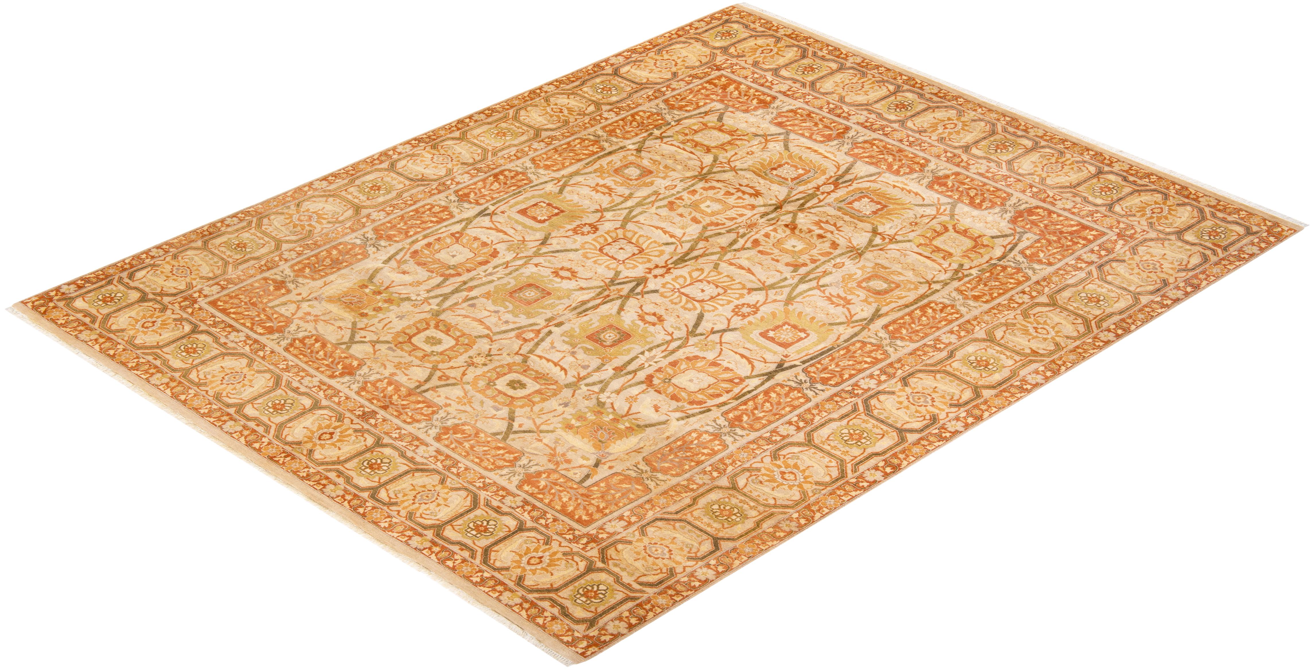 Avec leurs palettes discrètes et leurs motifs à l'envers, les tapis de la collection Mogul apporteront une sophistication intemporelle à n'importe quelle pièce. Influencés par un éventail de motifs turcs, indiens et persans, les artisans qui tissent