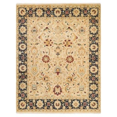 Tappeto tradizionale Mogul Ivory, unico nel suo genere, realizzato a mano