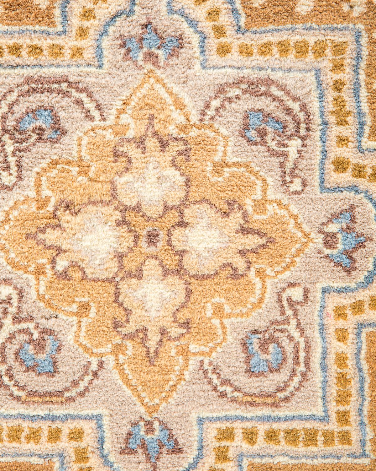 Alfombra tradicional única Hand Made Mogul marfil Siglo XXI y contemporáneo en venta