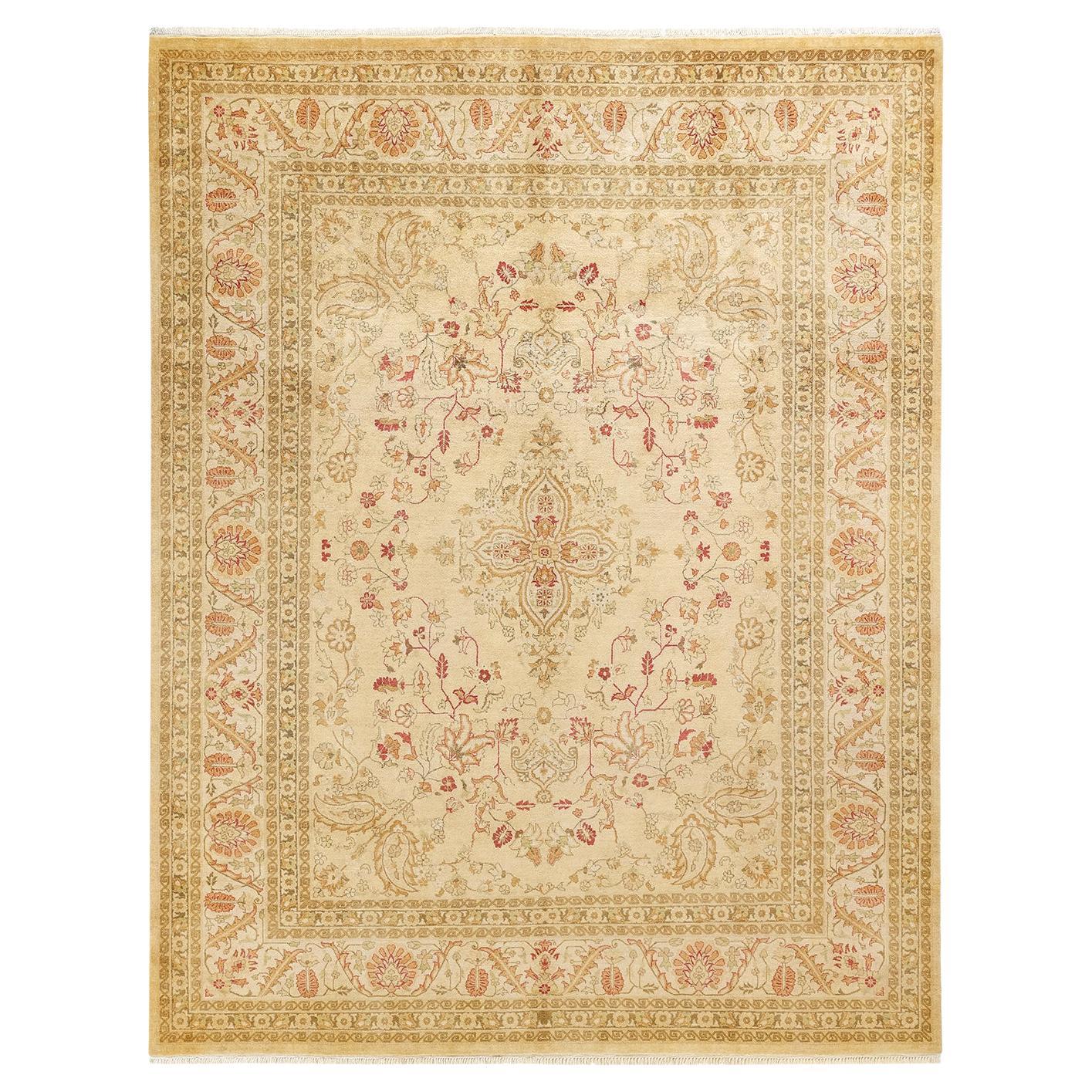 Tappeto tradizionale Mogul Ivory, unico nel suo genere, realizzato a mano