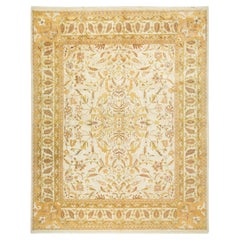 Alfombra tradicional única Hand Made Mogul marfil