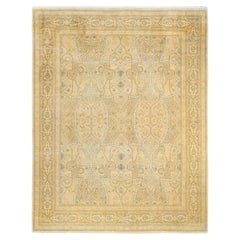 Alfombra tradicional única Hand Made Mogul marfil