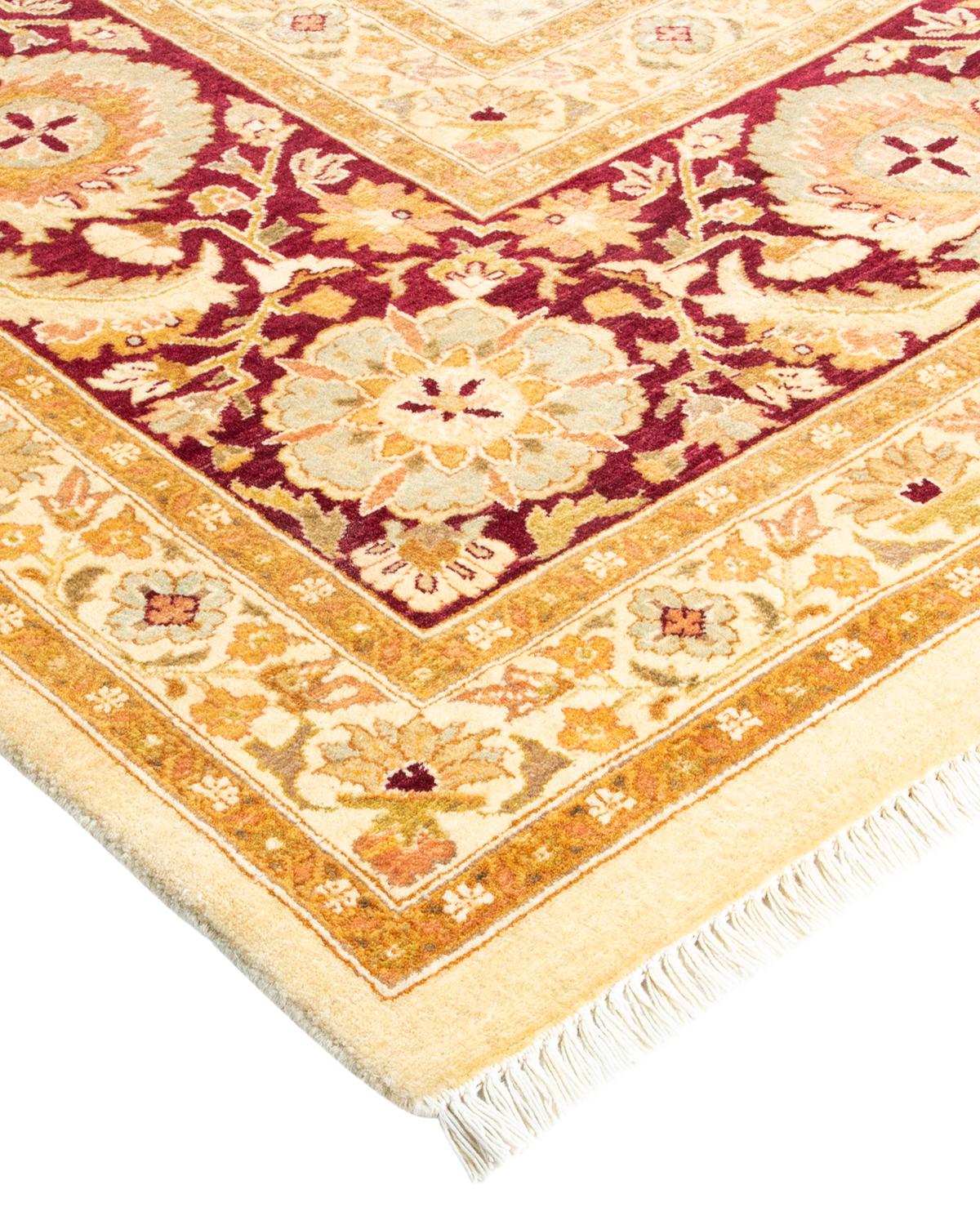 Alfombra tradicional única Hand Made Mogul marfil Lana en venta