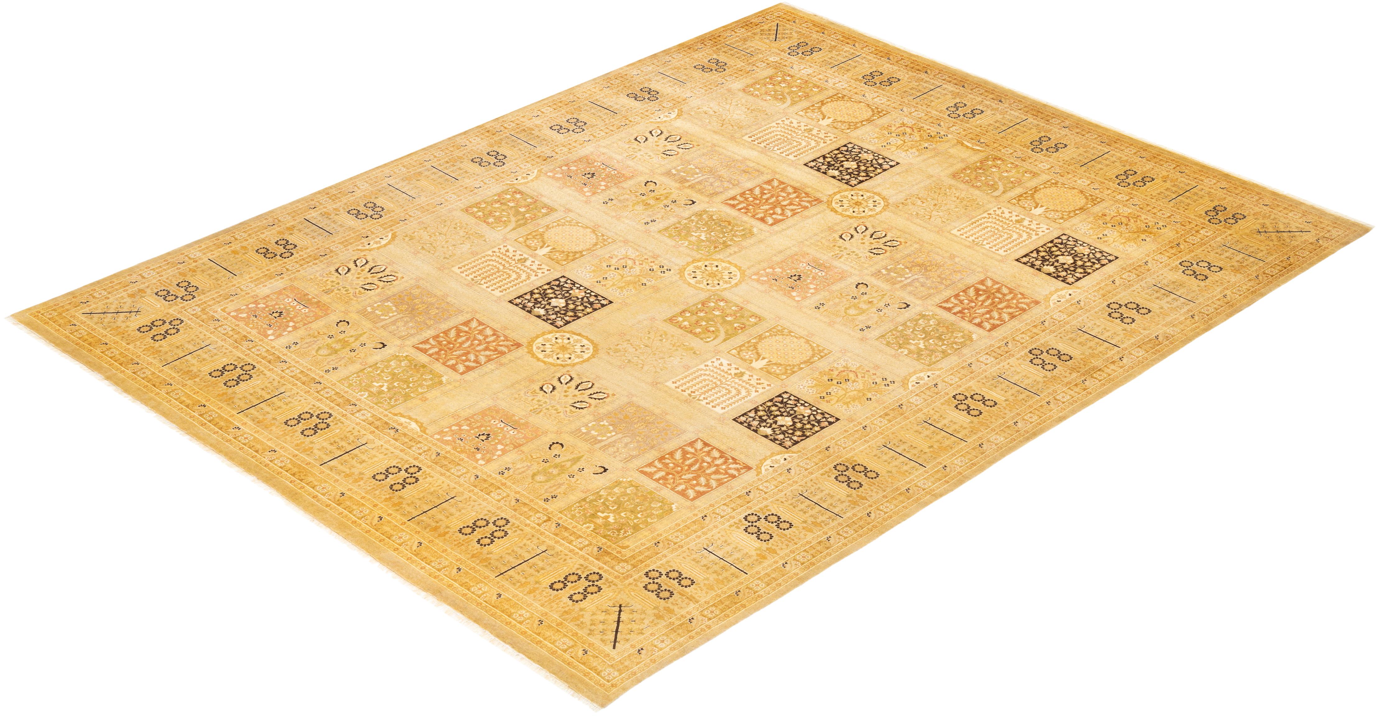 Avec leurs palettes discrètes et leurs motifs à l'envers, les tapis de la collection Mogul apporteront une sophistication intemporelle à n'importe quelle pièce. Influencés par un éventail de motifs turcs, indiens et persans, les artisans qui tissent