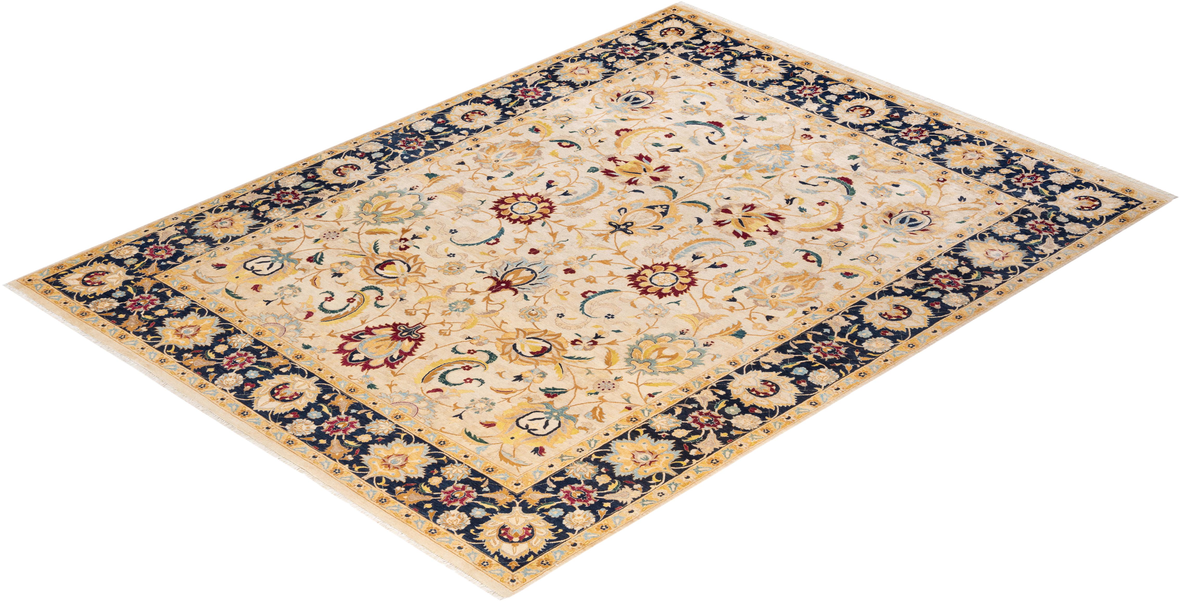 Avec leurs palettes discrètes et leurs motifs à l'envers, les tapis de la collection Mogul apporteront une sophistication intemporelle à n'importe quelle pièce. Influencés par un éventail de motifs turcs, indiens et persans, les artisans qui tissent